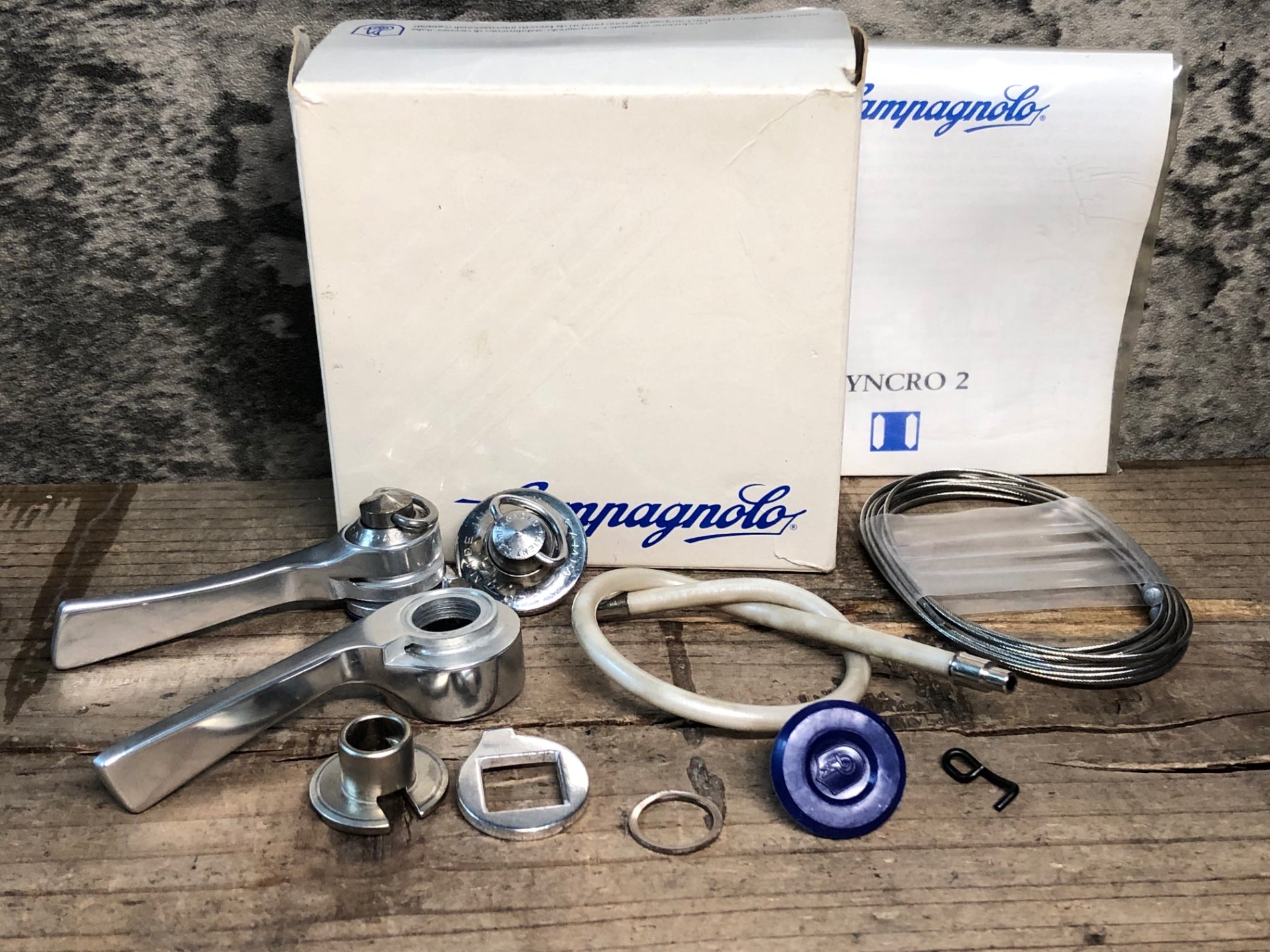 HX733 カンパニョーロ CAMPAGNOLO SYNCRO2 シフトレバー ダブルレバー