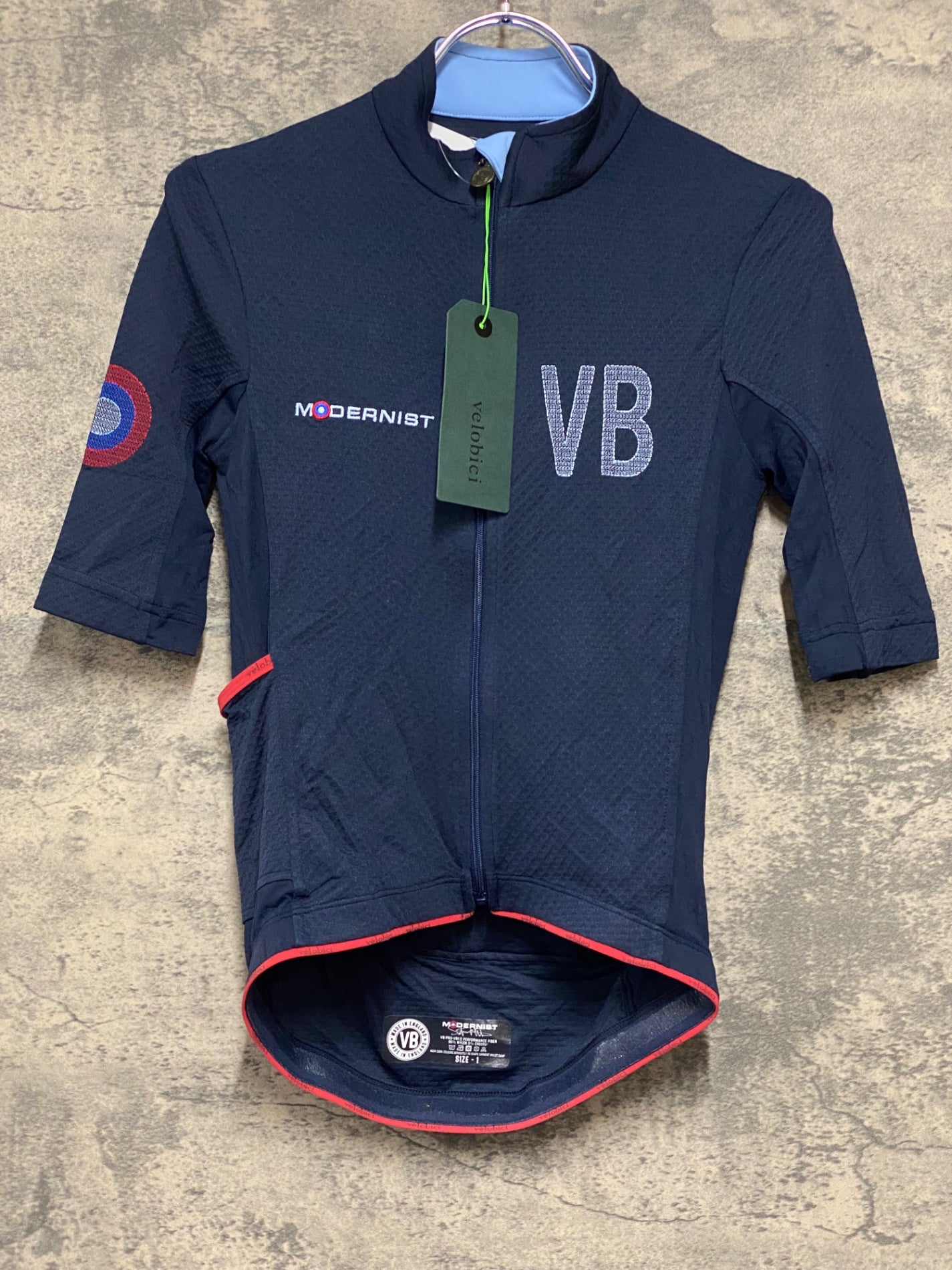 KA007 ヴェロビチ velobici MODERNIST 半袖 サイクルジャージ ネイビー