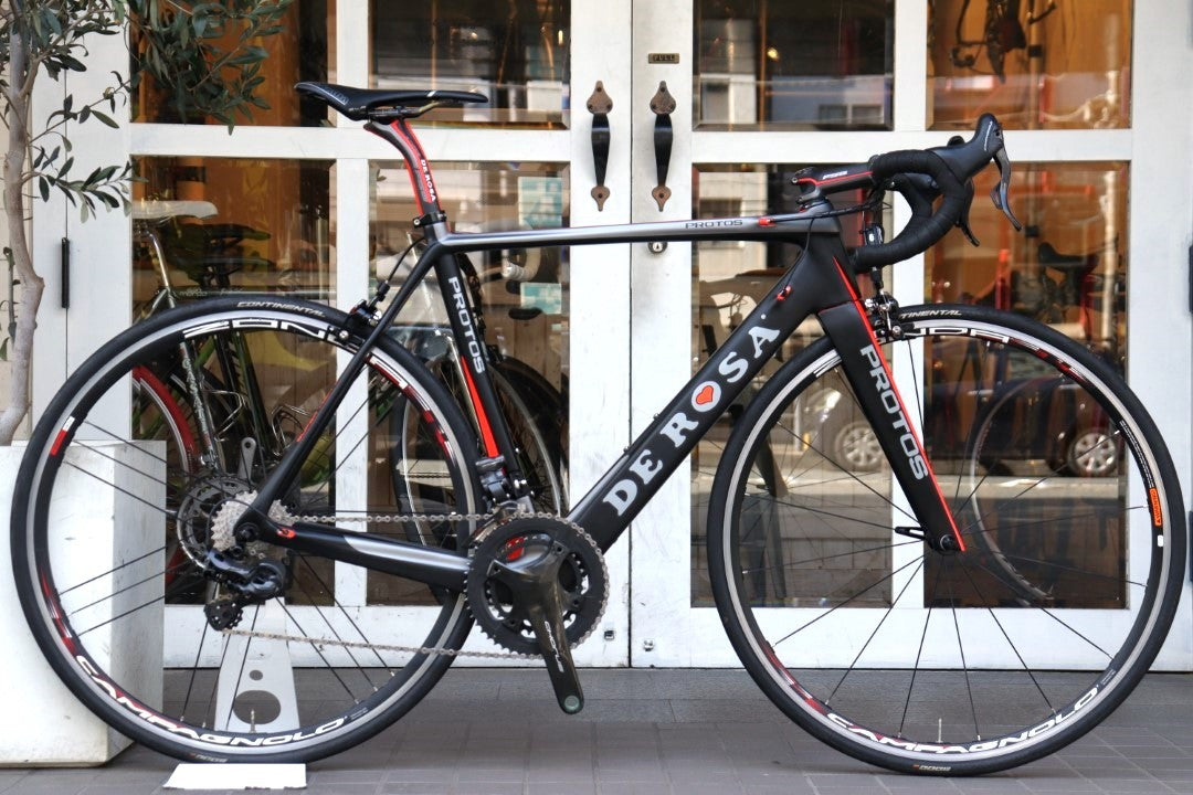 デローザ DE ROSA プロトス PROTOS 2013モデル 52.5サイズ カンパ スーパーレコード EPS 12S カーボン ロードバイク  ZONDA 【横浜店】