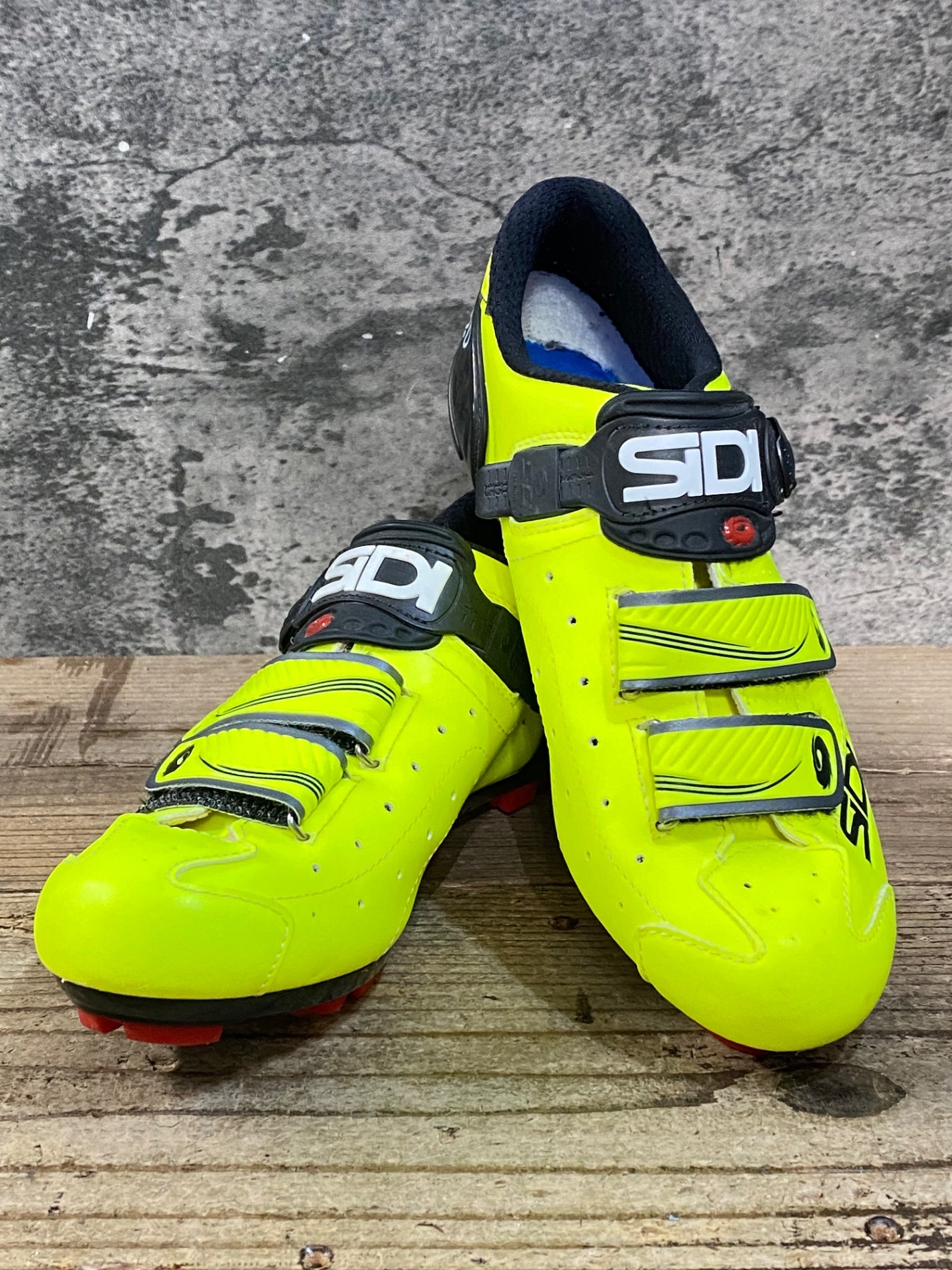 KG411 シディ SIDI TRACE MTB ビンディングシューズ 2穴 蛍光イエロー