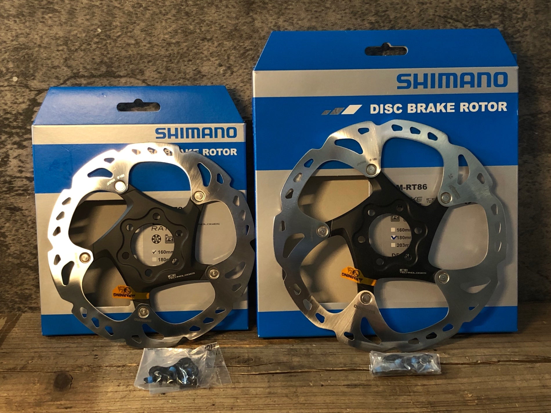 JP010 シマノ SHIMANO SM-RT86 ディスクブレーキローター Φ160/180