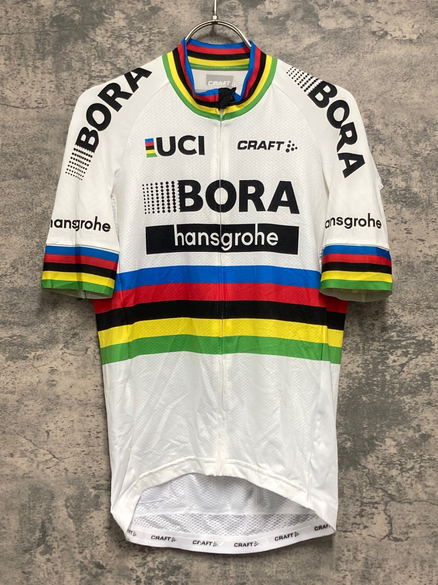 KJ767 クラフト CRAFT 半袖 サイクルジャージ 白 L BORA hansgrohe