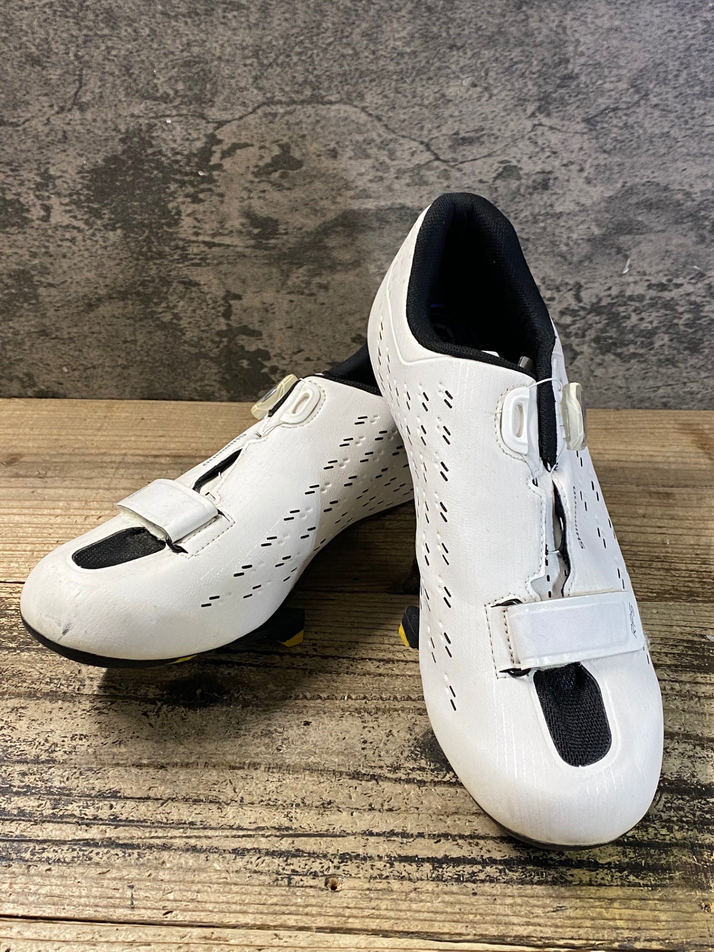 JT659 シマノ SHIMANO SH-RP501 RP5 ビンディングシューズ 白 EU45