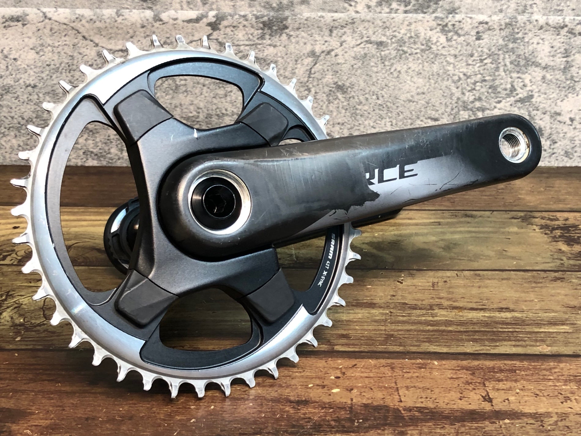 SRAM 「スラム」 FORCE D1 DUB 170mm クランク JC336 スラム SRAM FORCE AXS FC-FRC-1-D1 クランク X-SYNC 42T 170mm