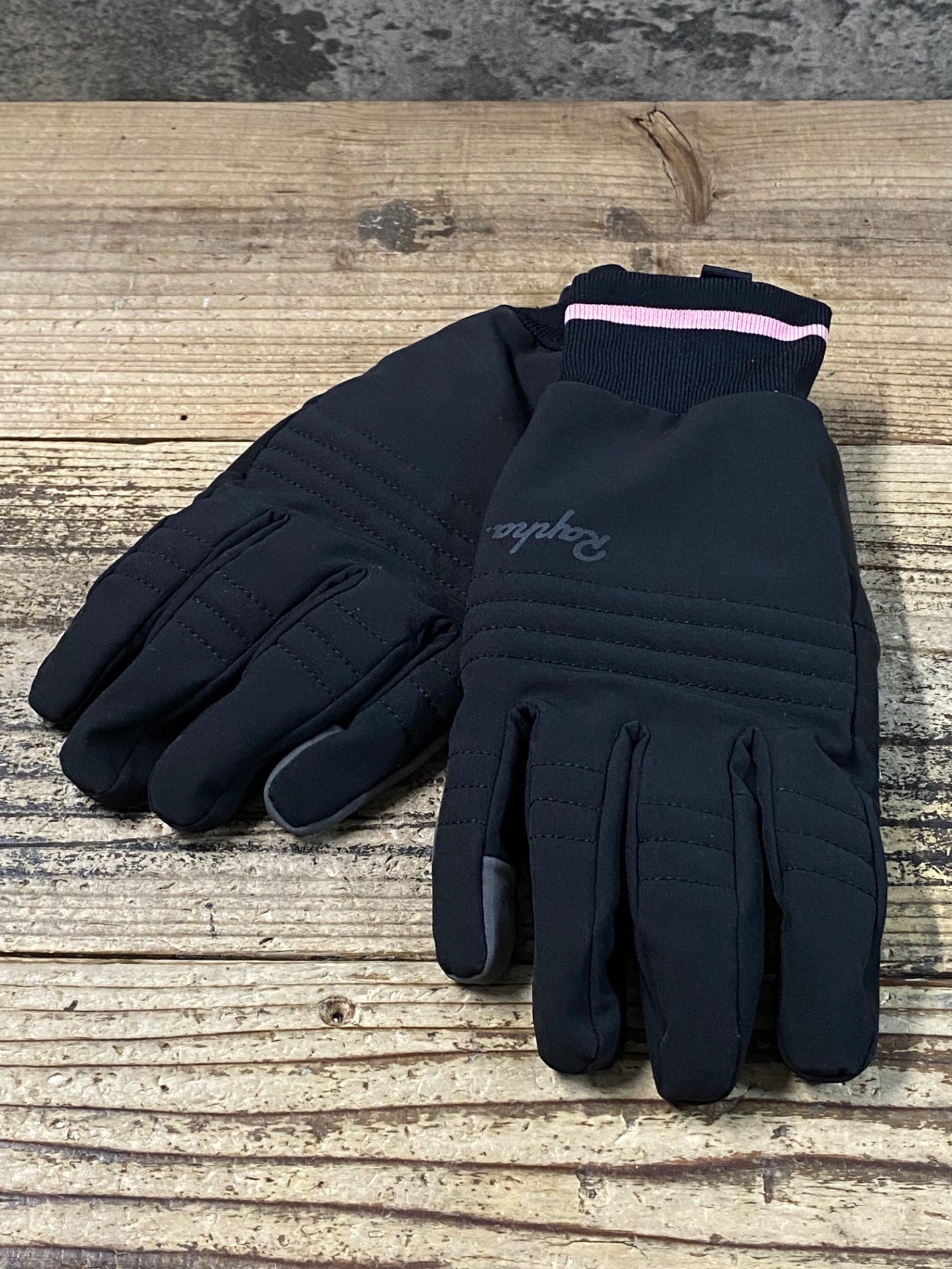 JW395 ラファ Rapha WINTER GLOVES 長指 ウィンターグローブ 黒 L 裏