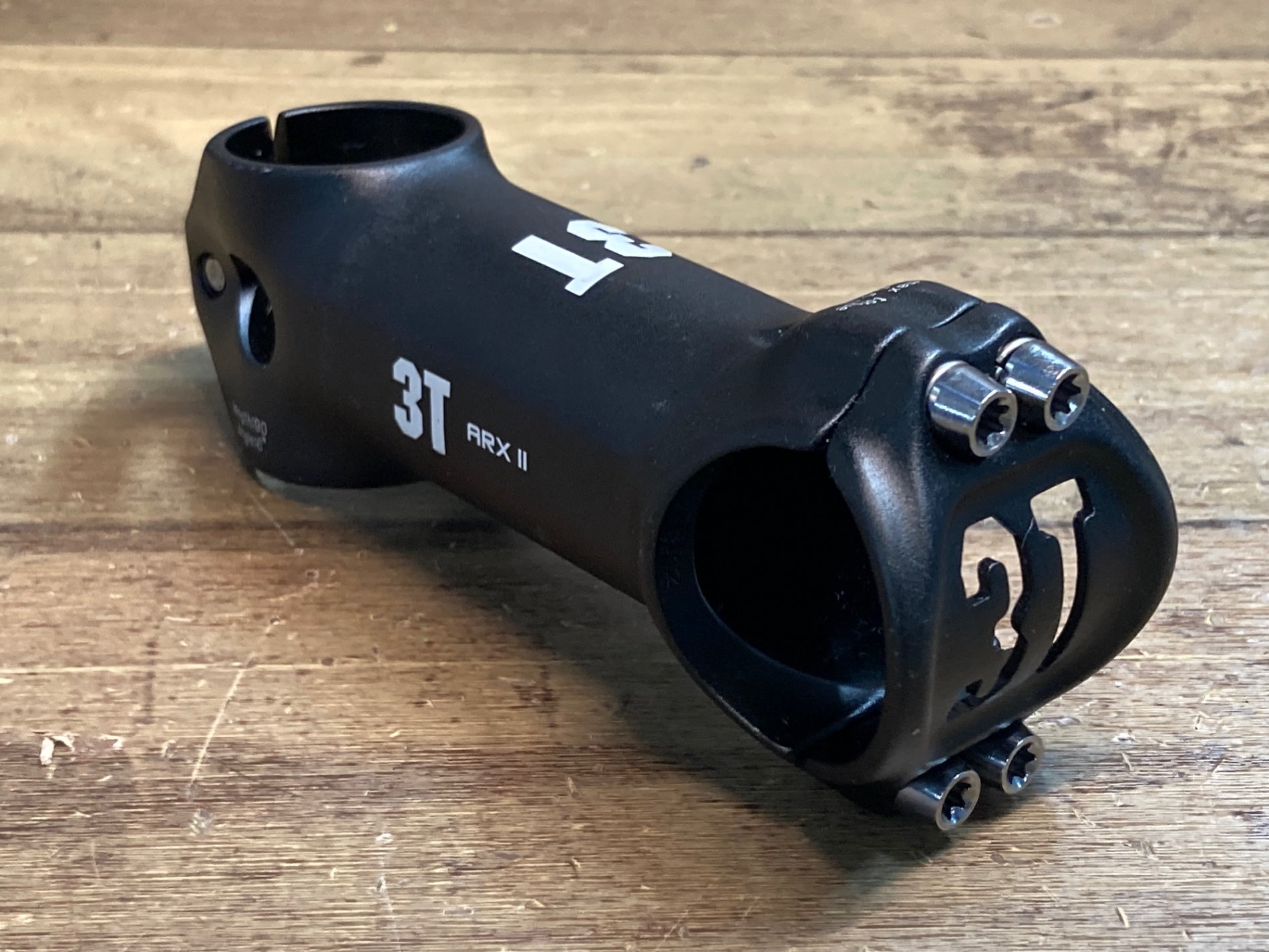 JA186 3T ARX Ⅱ アルミ ステム 黒 90mm Φ31.8 OS 6° – BICI AMORE
