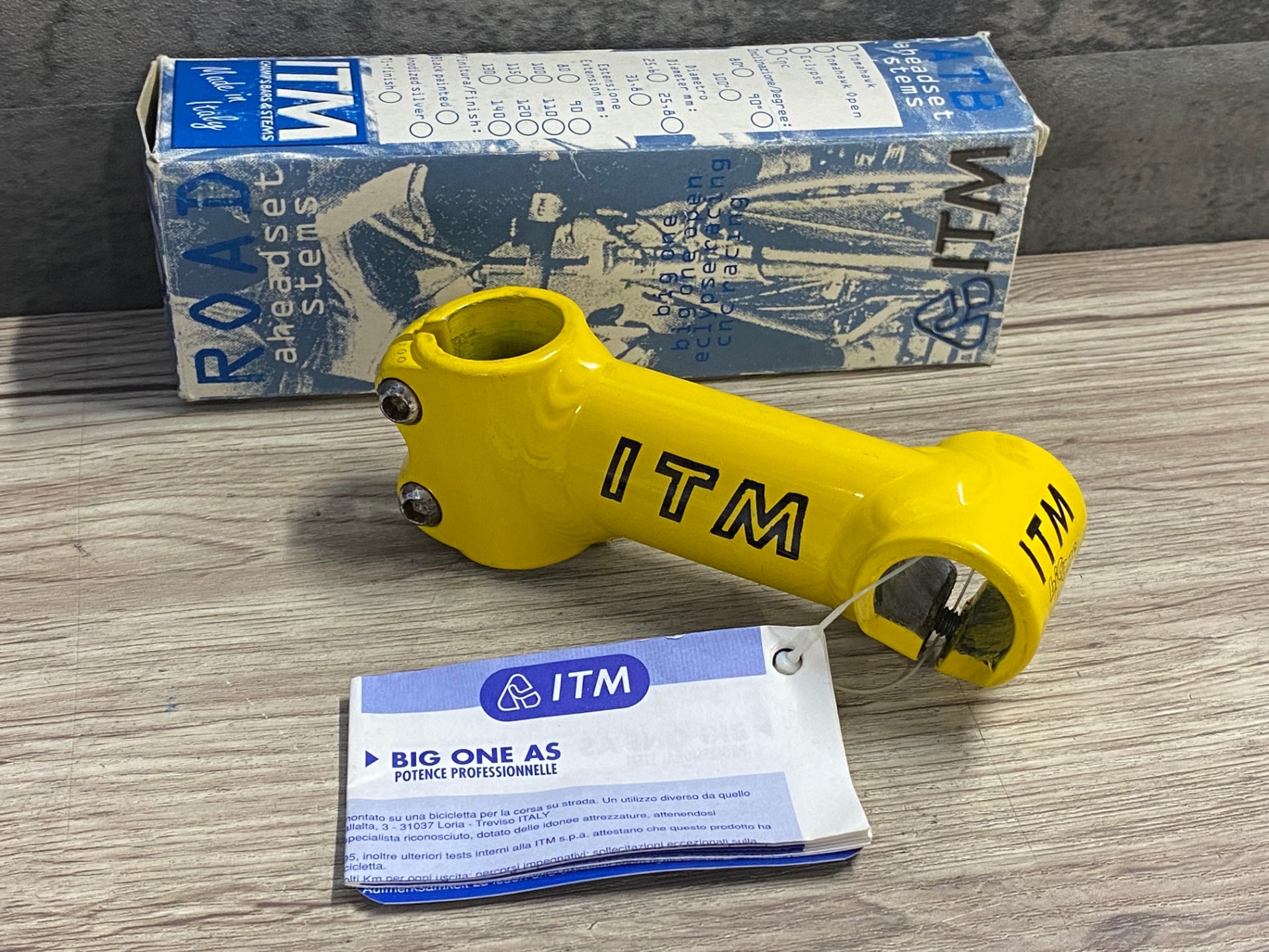 JS930 ITM BIG ONE ステム 100mm 黄色 – BICI AMORE ONLINE STORE