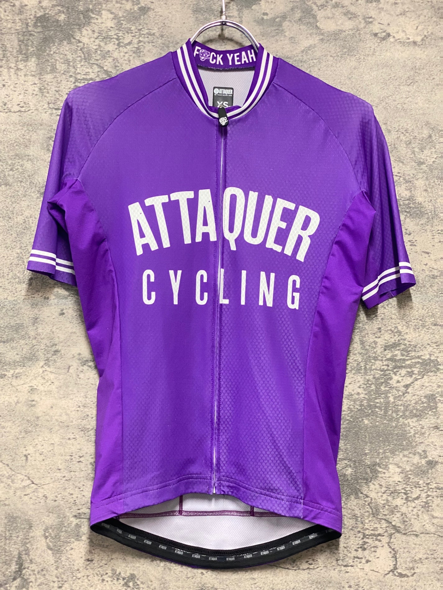 KI526 アタッカー ATTAQUER ALL DAY 半袖 サイクルジャージ 紫 XS