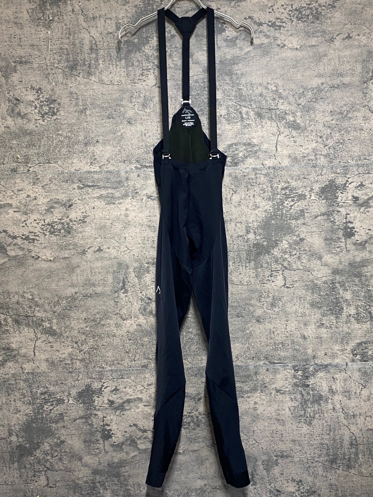 JV849 セブンメッシュ 7MESH MEN'S HOMMES ビブタイツ 黒 L 裏起毛