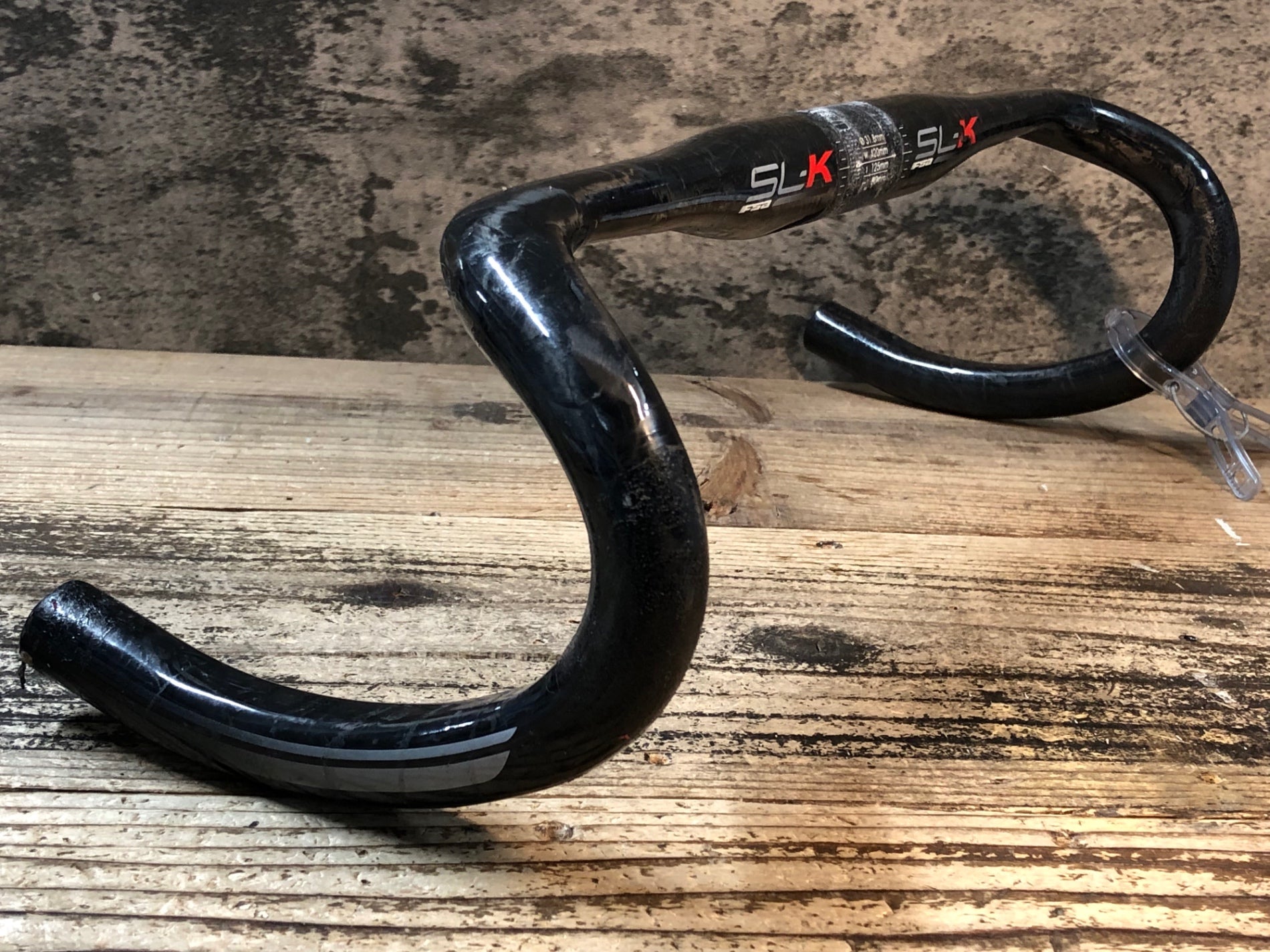 JT945 FSA SL-K カーボンドロップハンドル Φ31.8 エンドC-C420mm