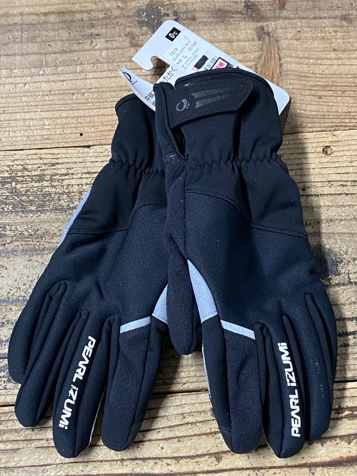 KE185 パールイズミ PEARL iZUMi 長指 ウィンターグローブ 黒 L 裏起毛