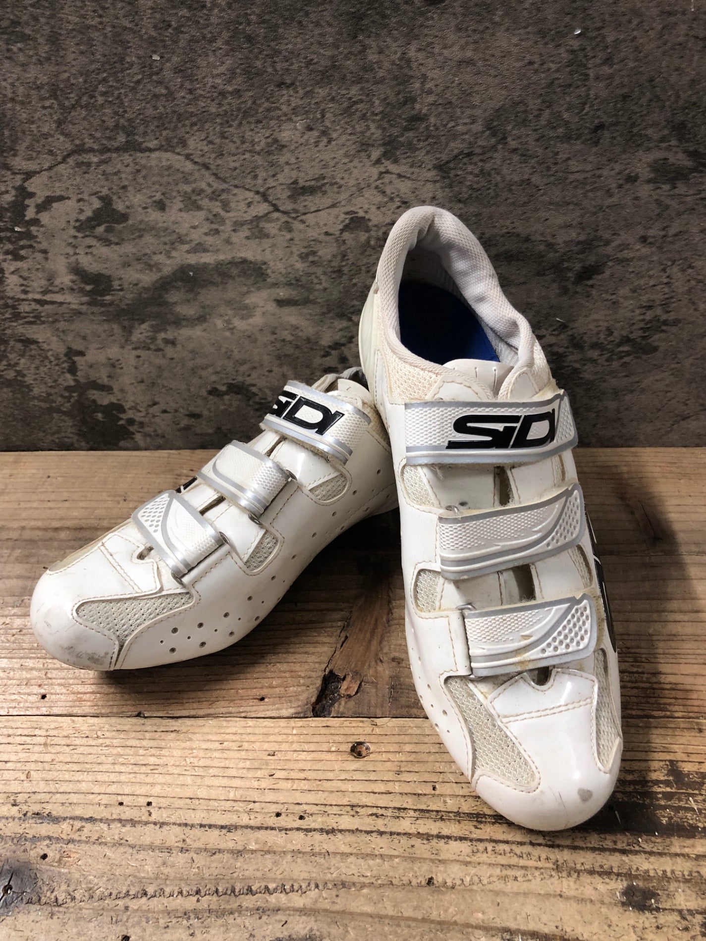 JT867 シディ SIDI GENIUS 7 ビンディングシューズ 白 EU42 ※日焼け
