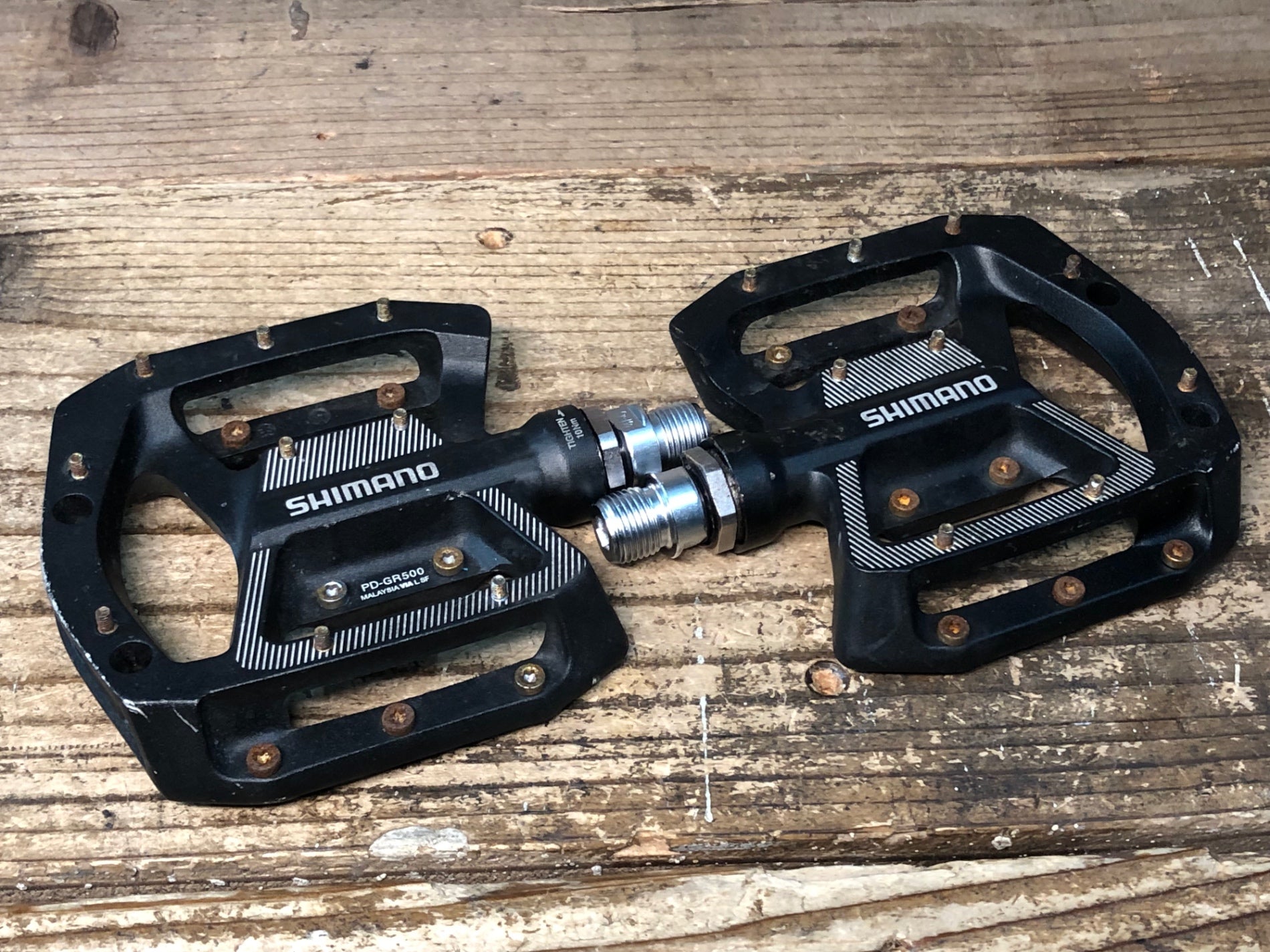 SHIMANO PD-GR500 フラットペダル ブラック SHIMANO シマノ｜PD-GR500｜ロードバイク・クロスバイク専門通販｜大阪