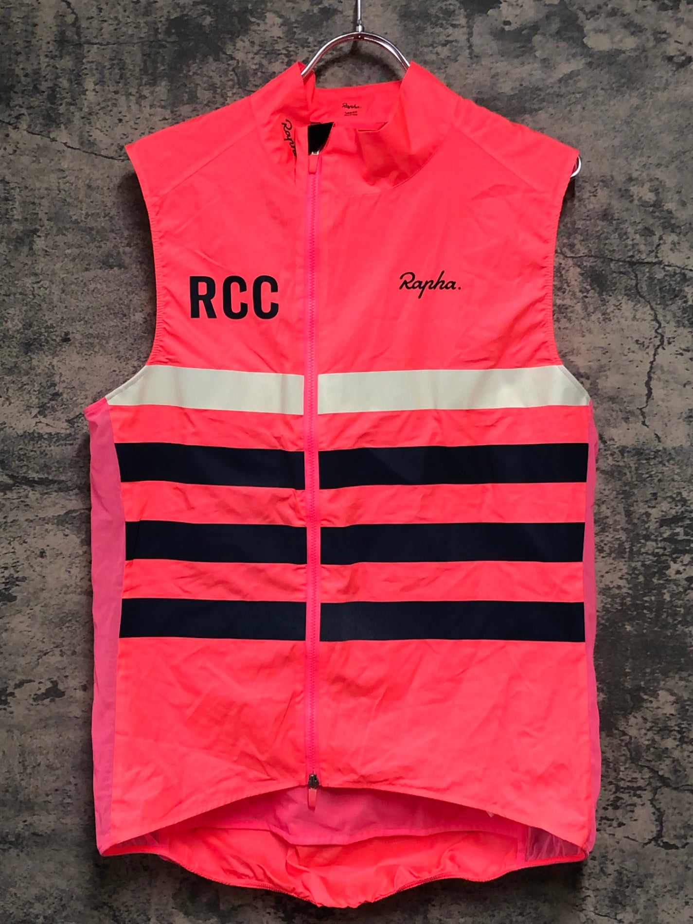 KD246 ラファ Rapha RCC BREVET GILET ジレ サイクルベスト ピンク L