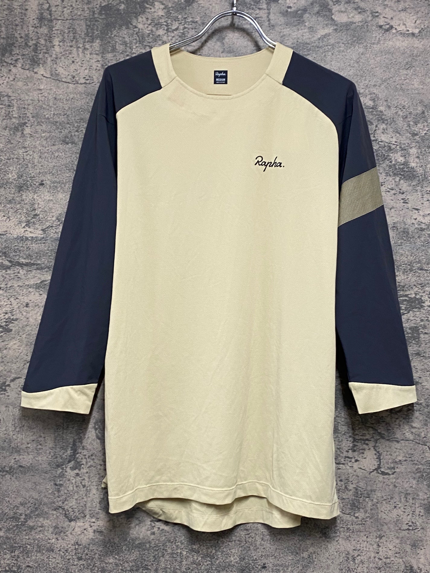 KA629 ラファ Rapha TRAIL 3/4 SLEEVE JERSEY Tシャツ ベージュ グレー