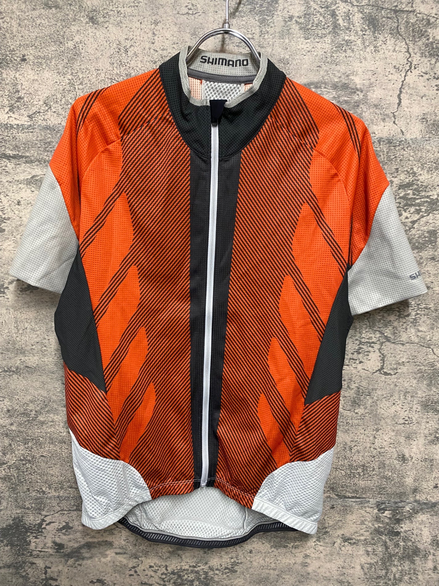 JT589 シマノ SHIMANO 半袖 サイクルジャージ オレンジ XXL – BICI