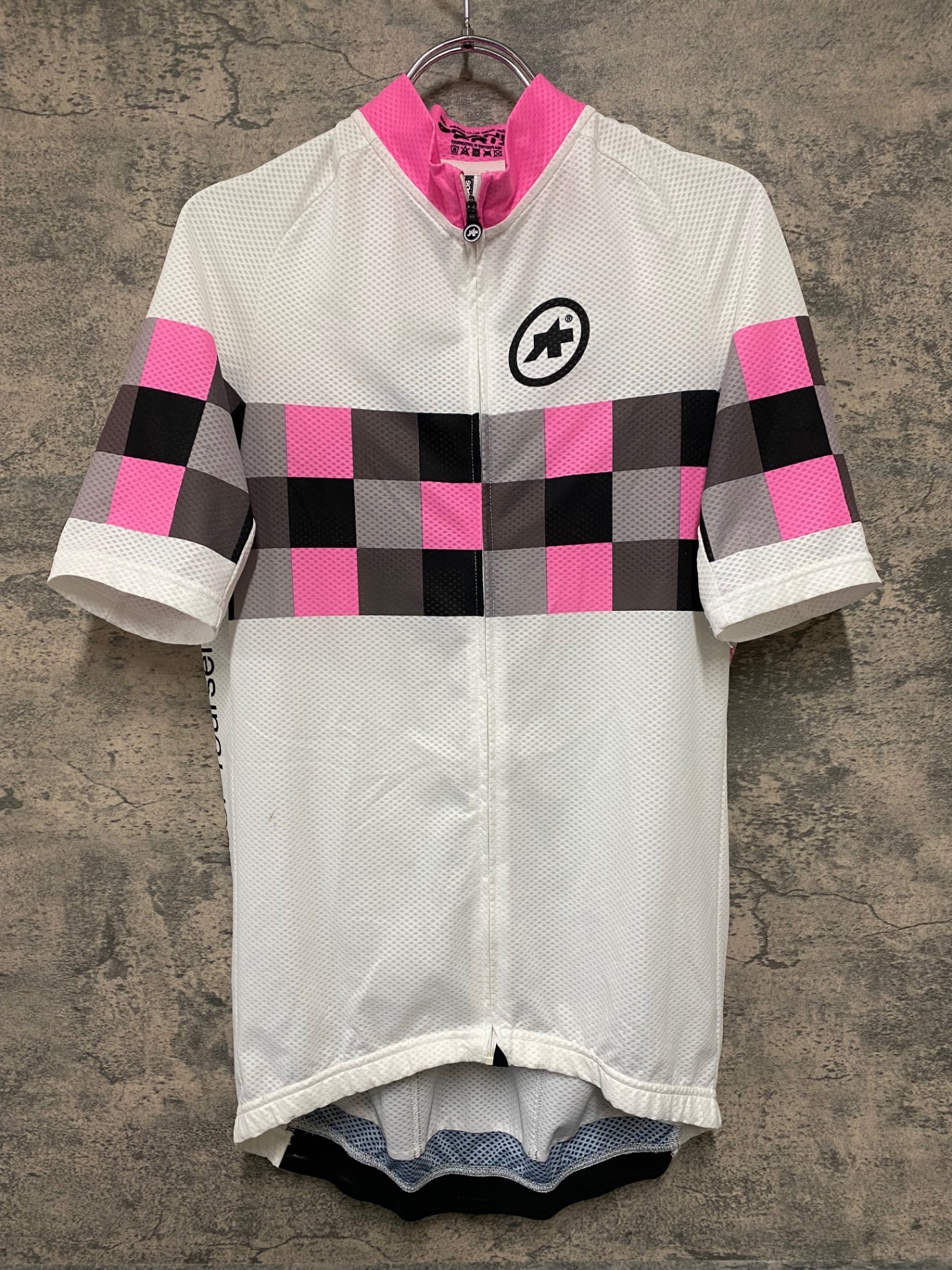 JD548 アソス ASSOS サイクルジャージ 半袖 白ピンク XLサイズ – BICI