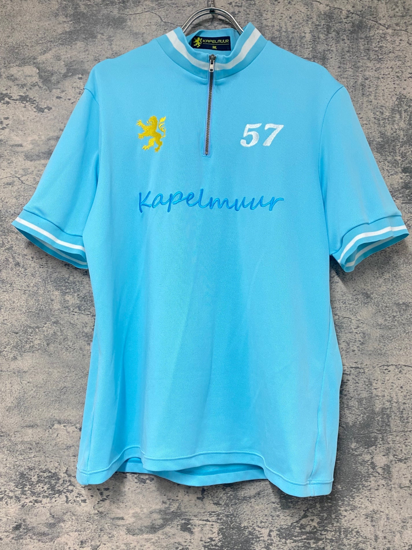 JQ579 カペルミュール KAPELMUUR 半袖 サイクルジャージ 水色 WL