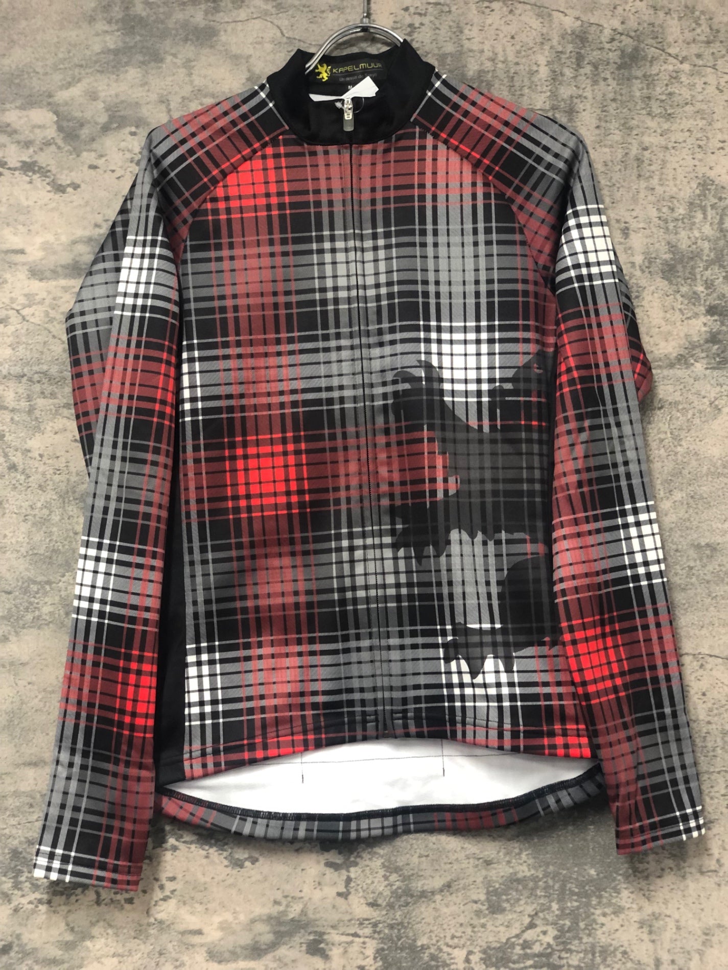 JH013 カペルミュール KAPELMUUR 長袖 サイクルジャージ チェック柄 M