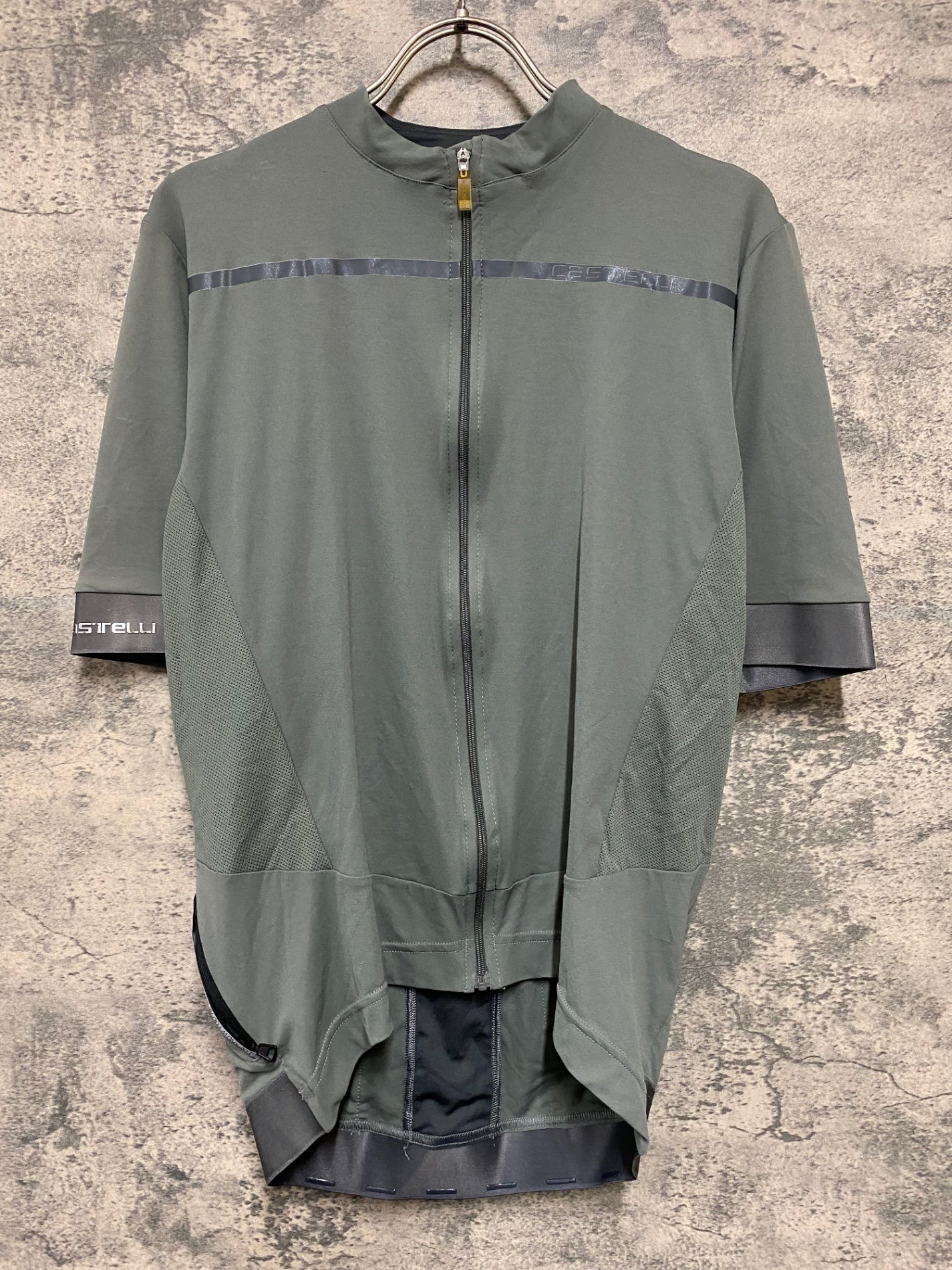 KB216 カステリ CASTELLI 半袖 サイクルジャージ グレー XL – BICI