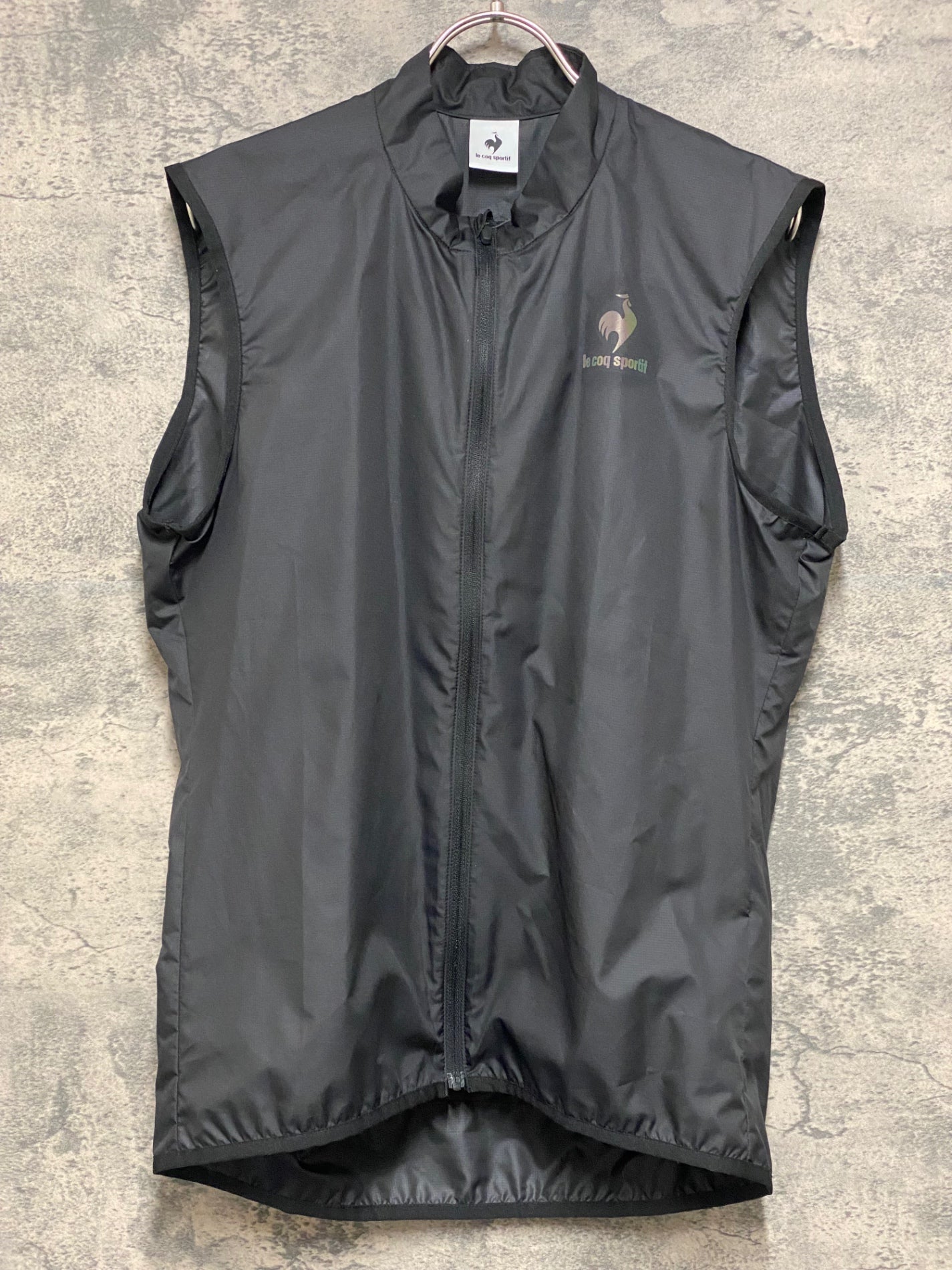 JP138 ルコックスポルティフ le coq sportif ジレ サイクルベスト 黒 L