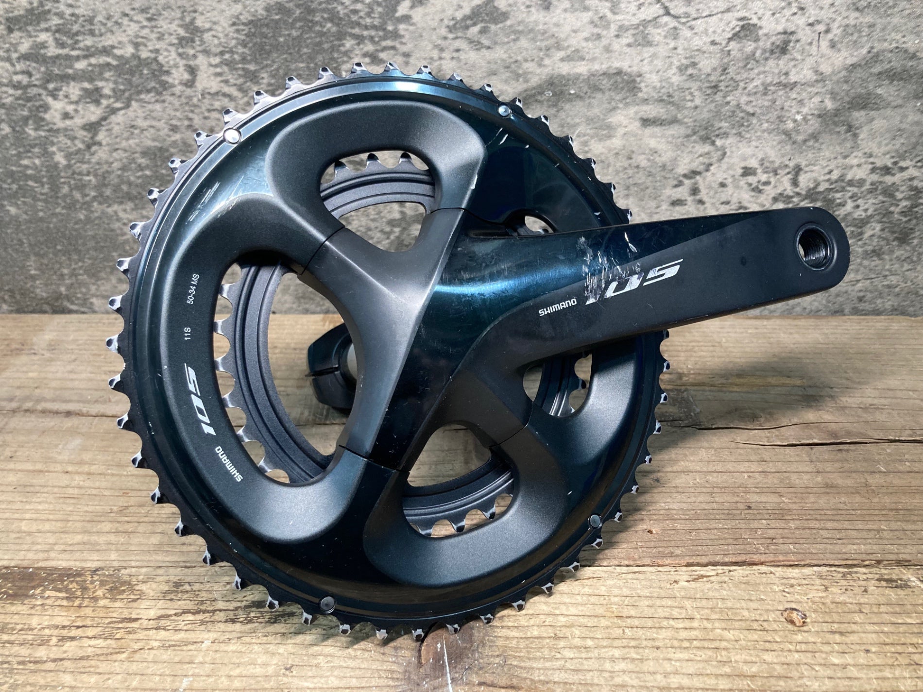 JO422 シマノ SHIMANO 105 FC-R7000 クランクセット 50/34T 160mm