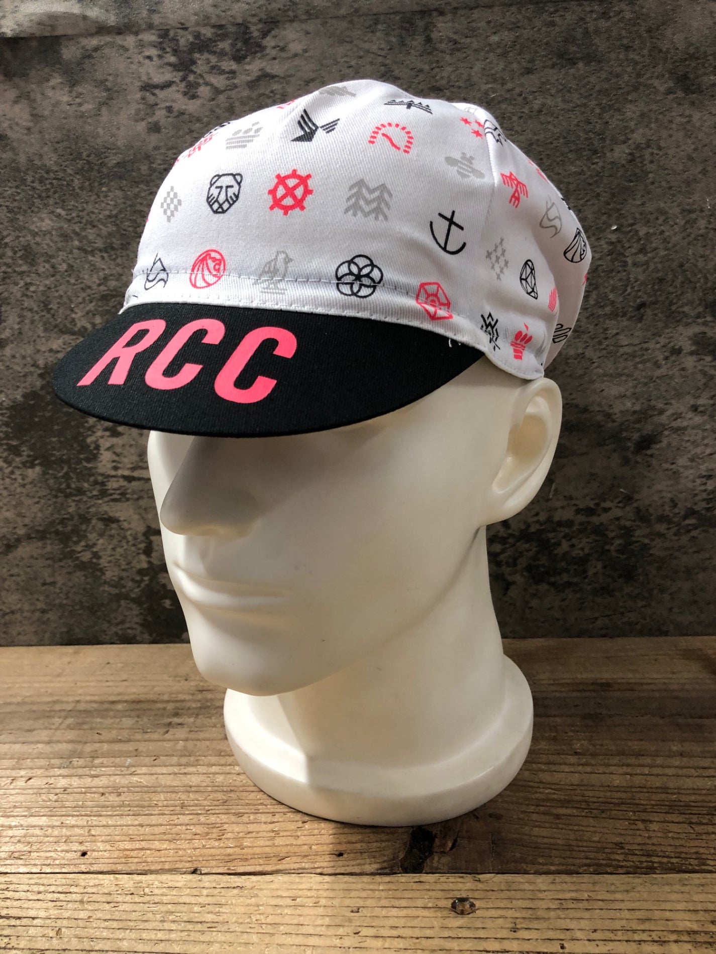JZ487 ラファ RAPHA サイクルキャップ RCC 白黒 ピンク – BICI AMORE