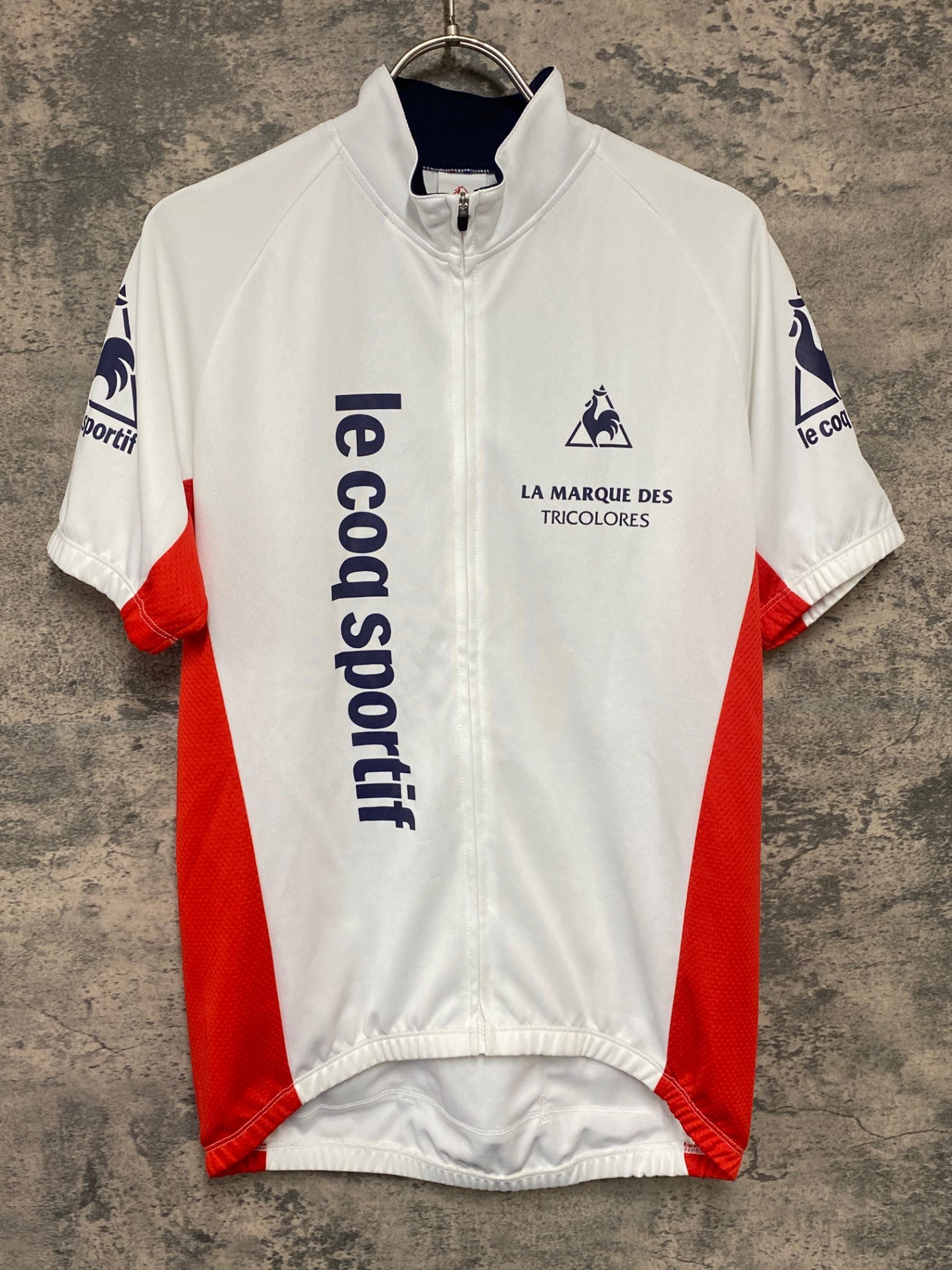KA120 ルコックスポルティフ le coq sportif 半袖 サイクルジャージ 白 
