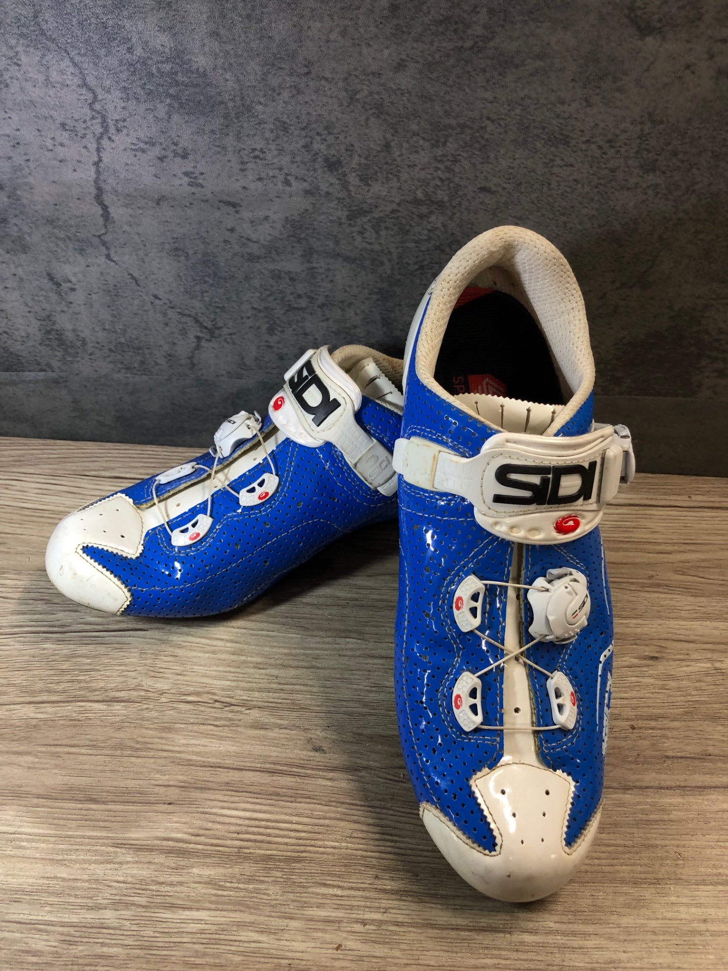 JQ435 シディ SIDI カオス エアー KAOS AIR ビンディングシューズ 青