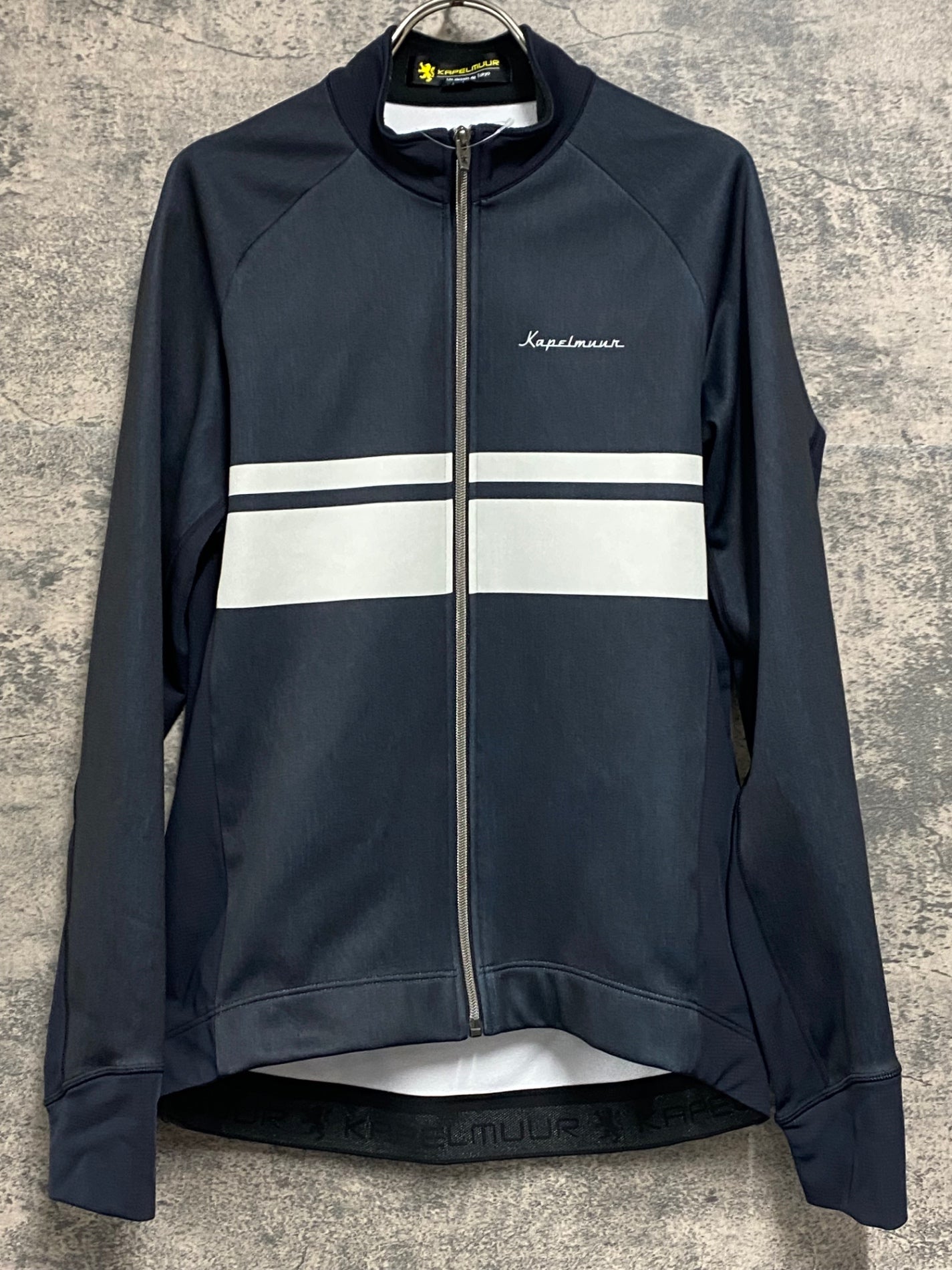 JU175 カペルミュール KAPELMUUR 長袖 サイクルジャージ 黒 L 裏起毛