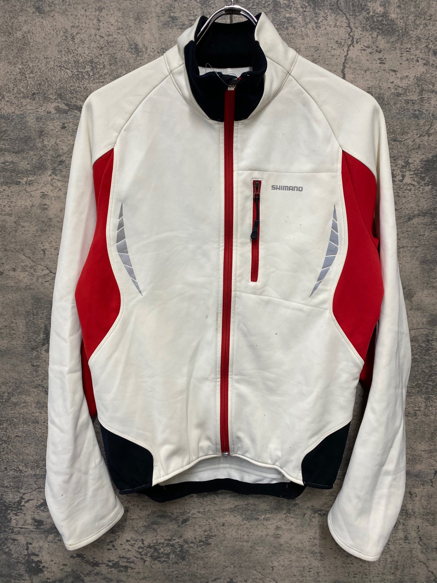 JS586 シマノ SHIMANO 長袖 サイクルジャケット 白 M ※汚れ – BICI