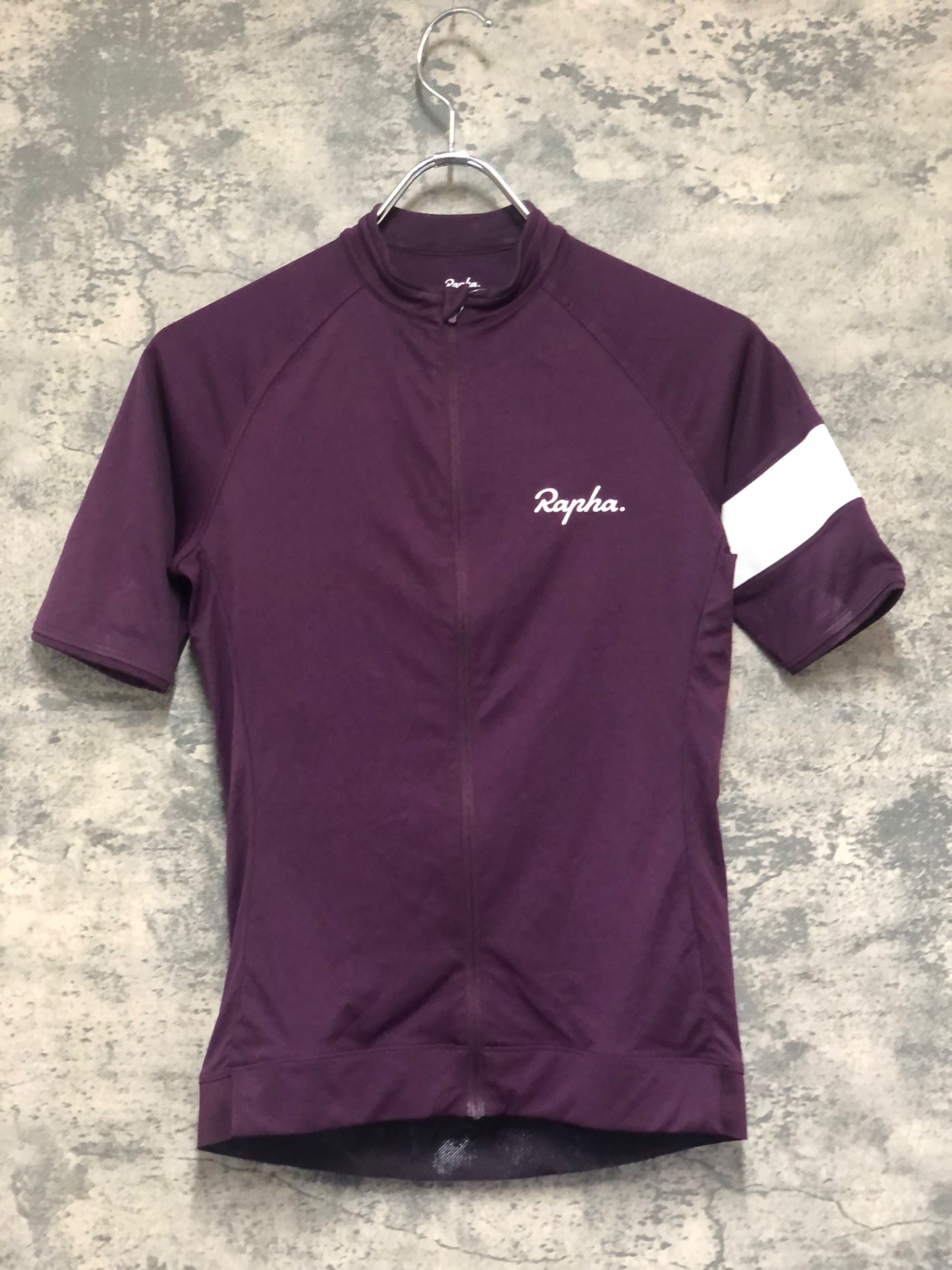 KM991 ラファ Rapha WOMEN'S CORE JERSEY 半袖 サイクルジャージ 紫 XS