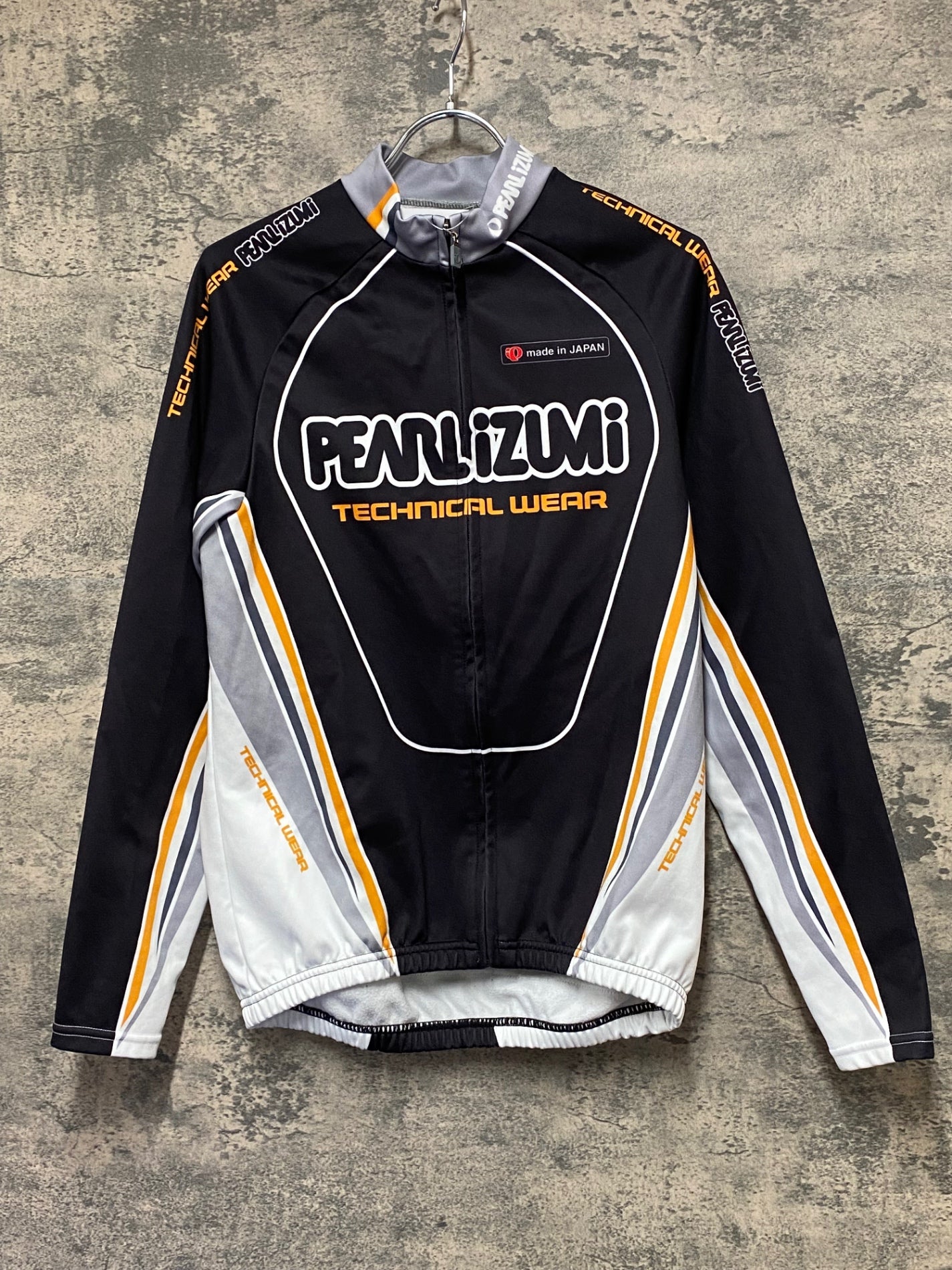 KE986 パールイズミ PEARL iZUMi 長袖 サイクルジャージ 黒 グレー M