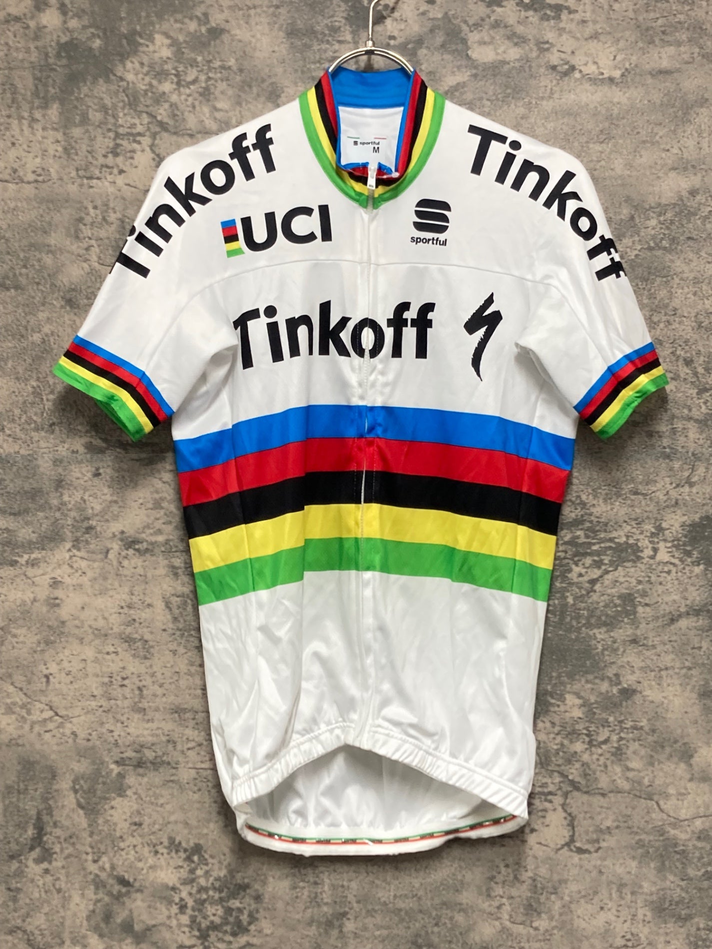 KJ819 スポーツフル sportful 半袖 サイクルジャージ 白 M BORA