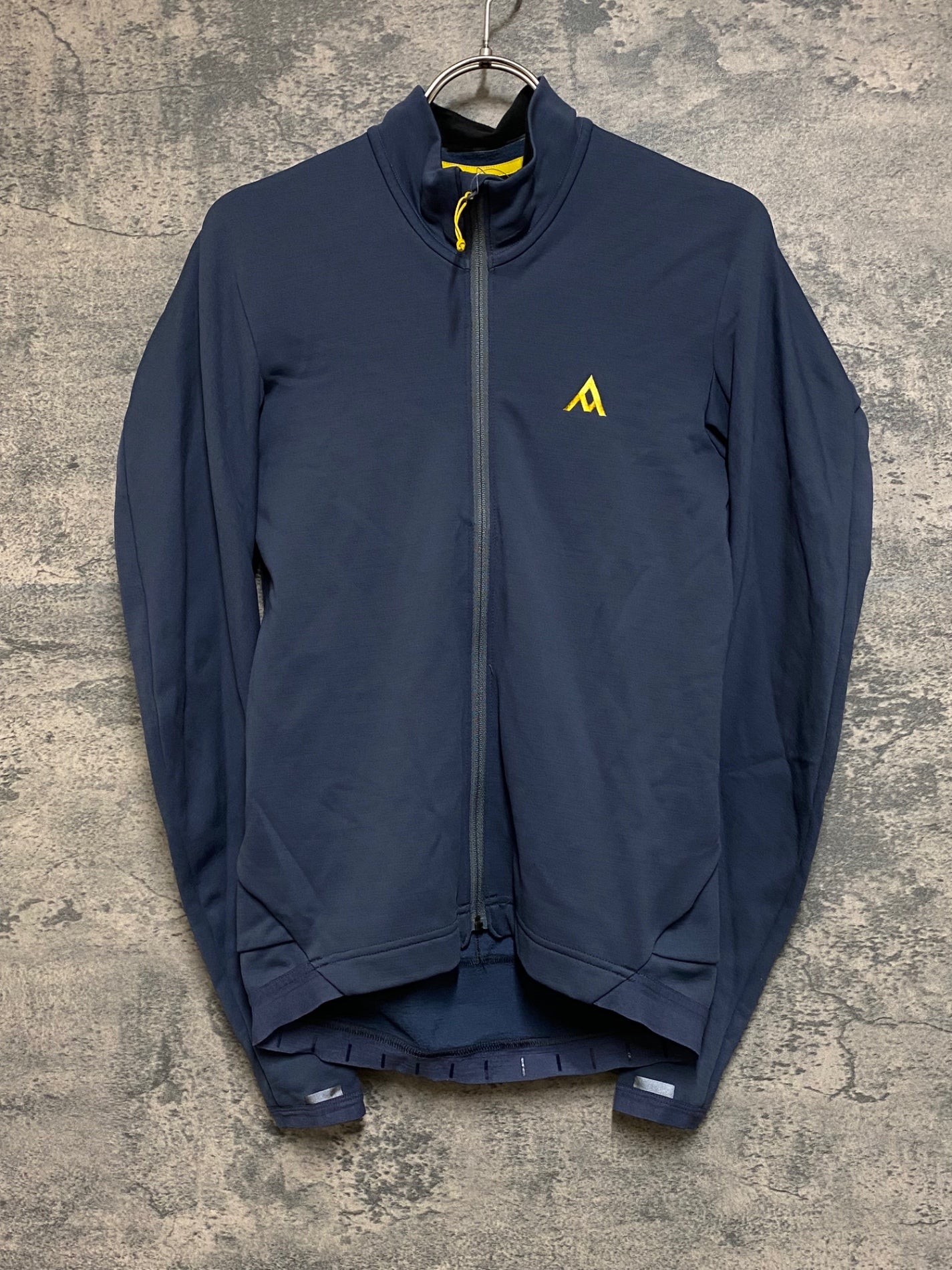 JO074 セブンメッシュ 7MESH 長袖 サイクルジャージ グレー XS 裏起毛