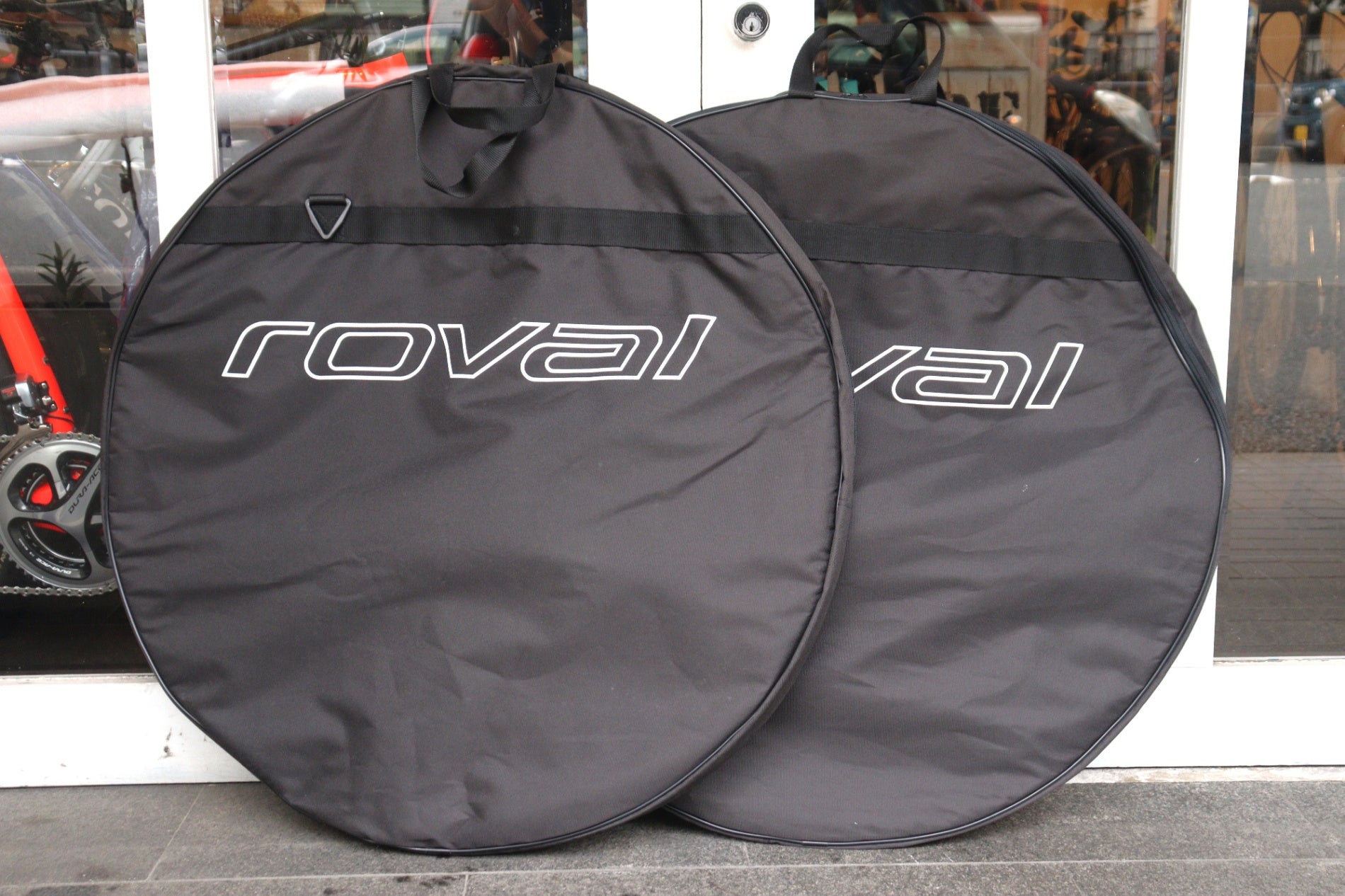 ロヴァール ROVAL ホイールバッグ 中綿付き ペア ブラック 【横浜店