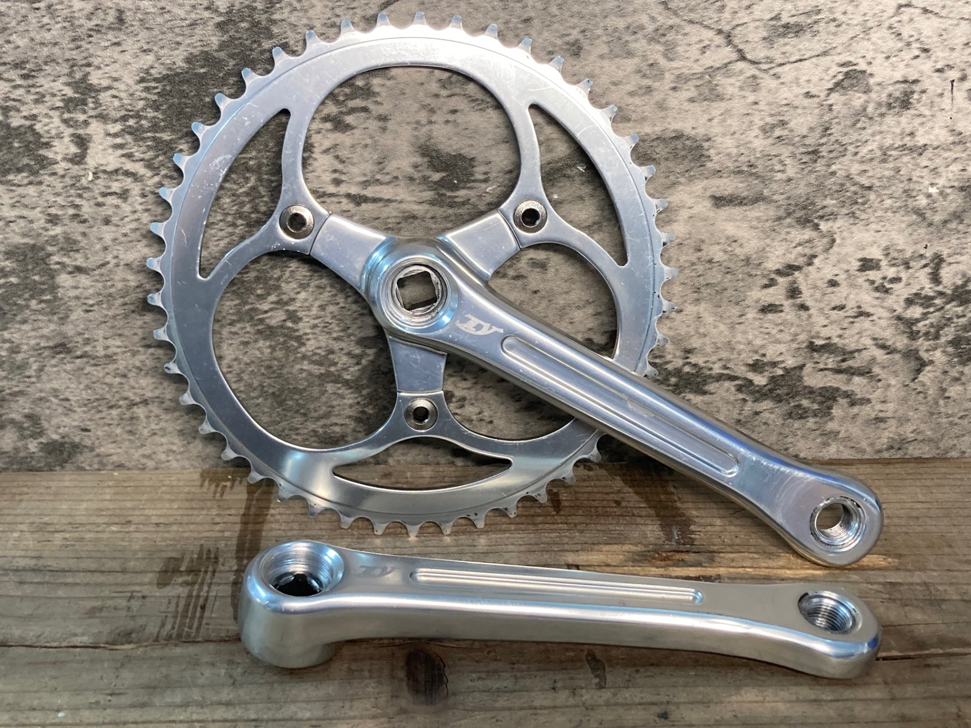 JF725 ブルーラグ BLUE LUG YMC crank set クランクセット 170mm 46T