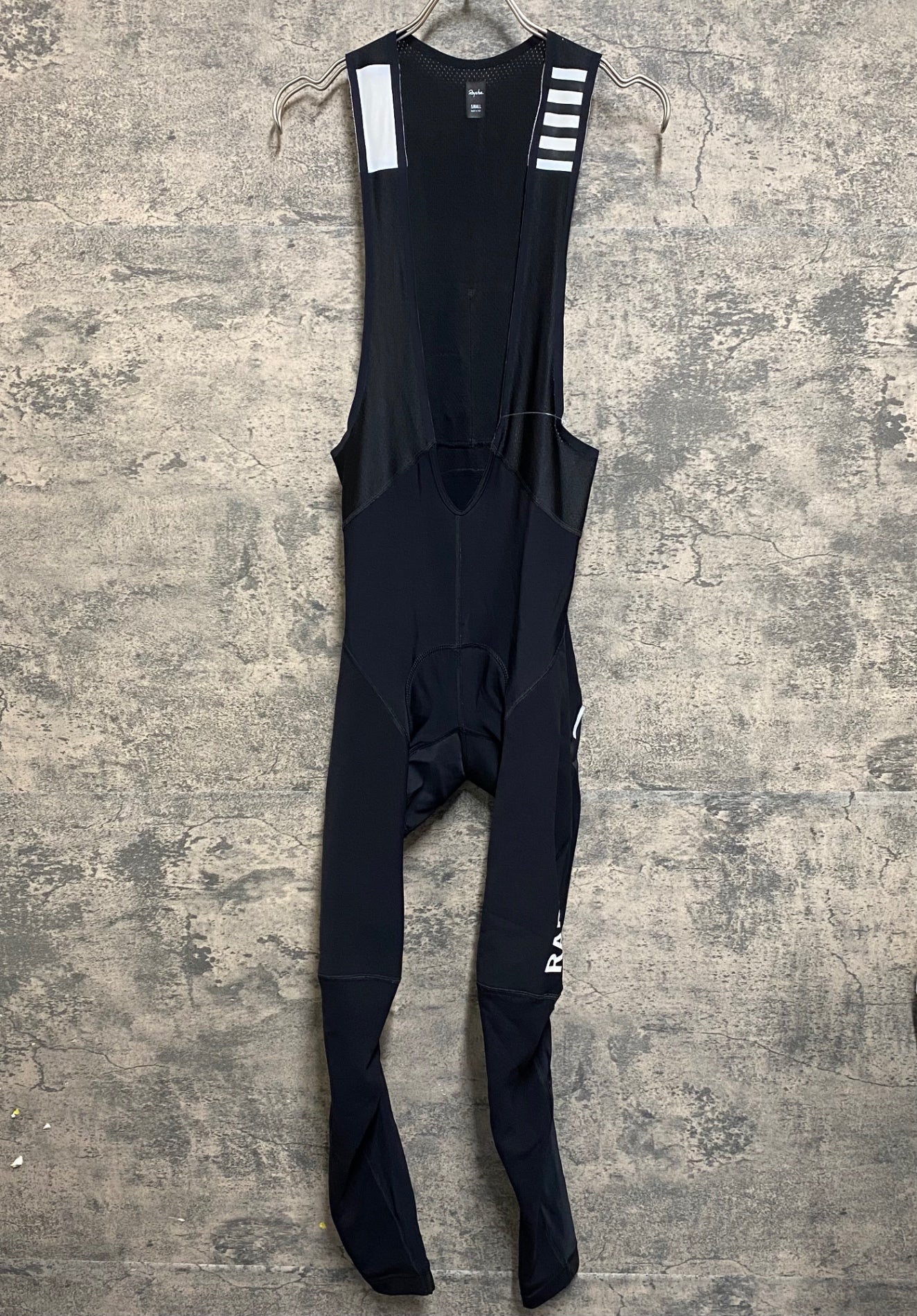 JZ465 ラファ RAPHA PRO TEAM WINTER TIGHTS WITH PAD ビブタイツ 黒 S