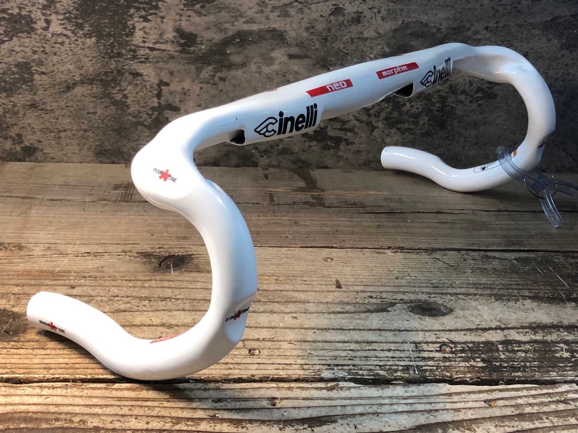 JV161 チネリ Cinelli neo morphe ドロップハンドル 白 Φ31.8 440mm