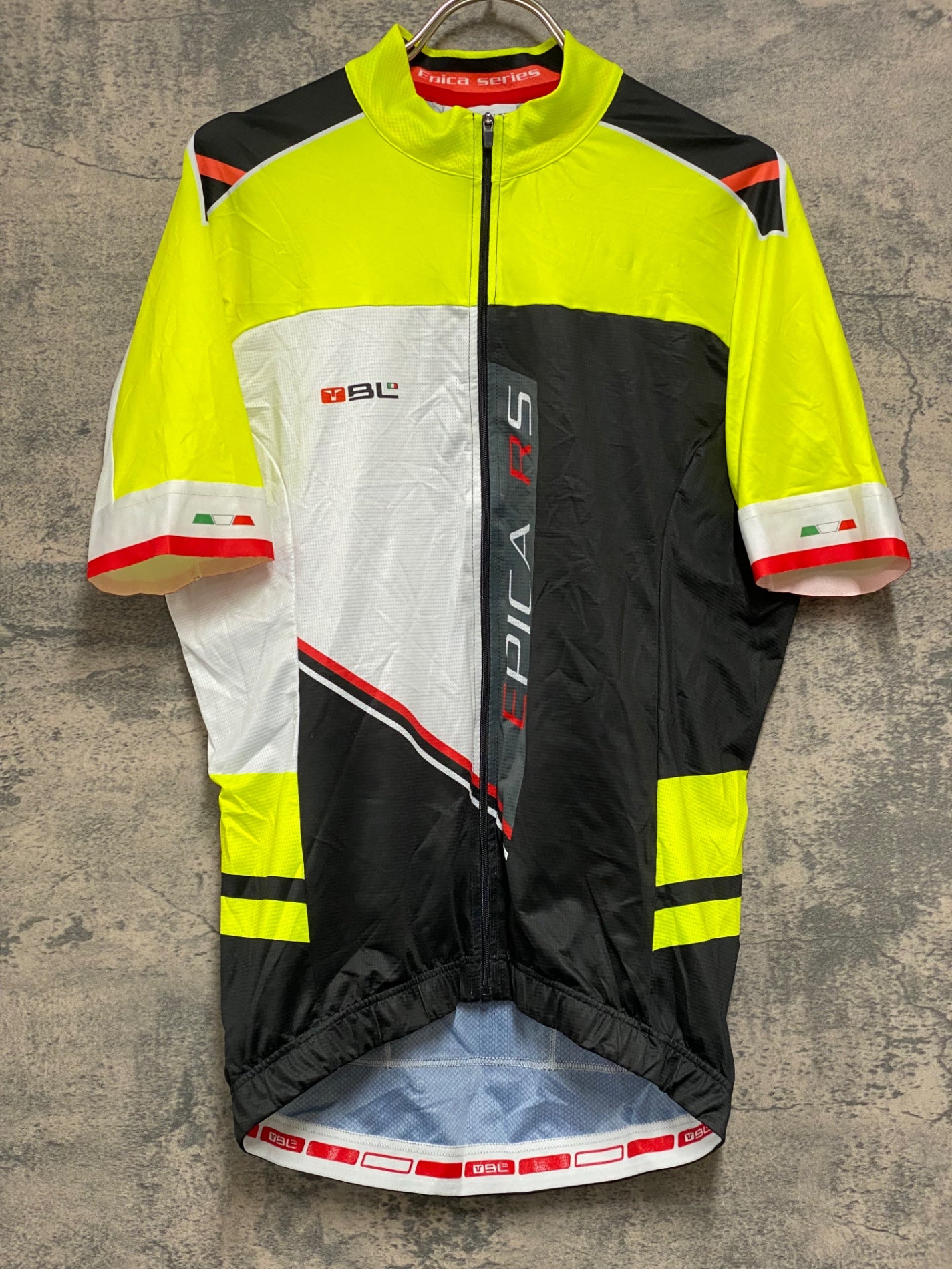 JX959 バイシクルライン Bicycle Line BL 半袖サイクルジャージ 黒黄 L