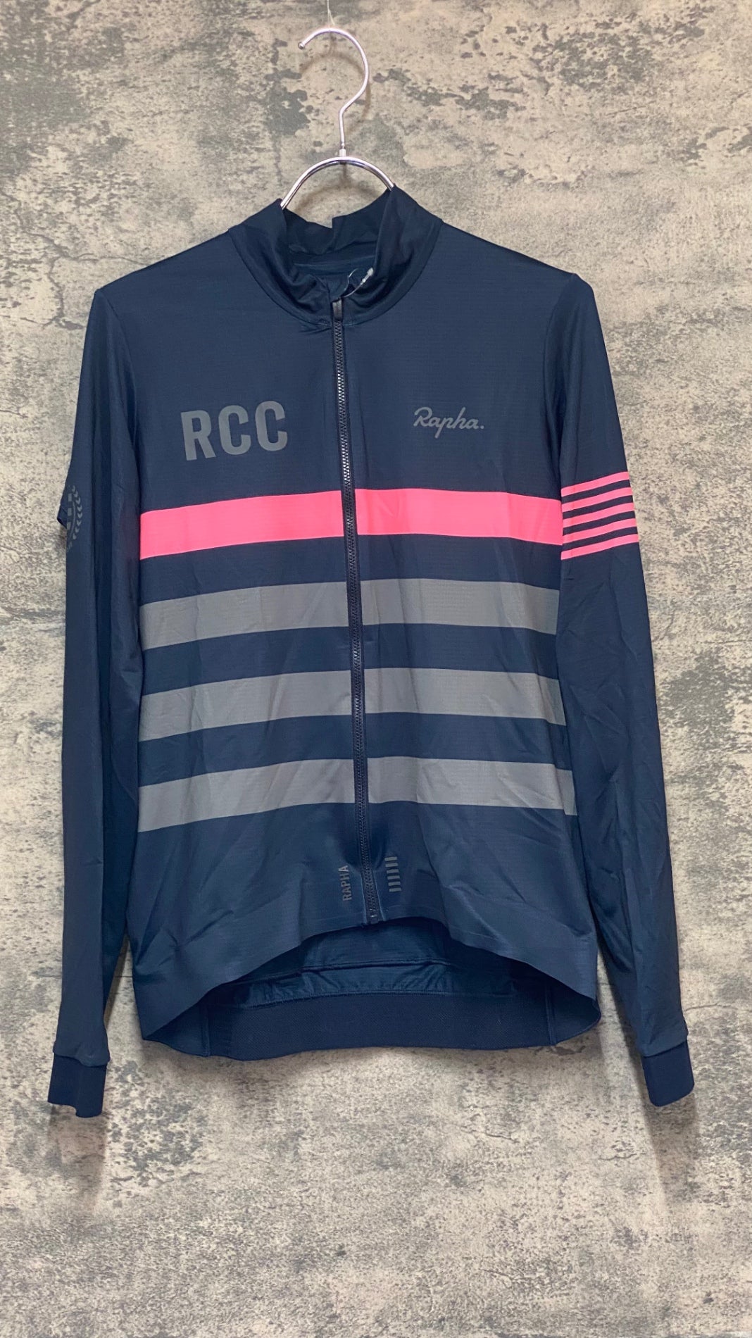 Rapha RCC限定 Pro Team 長袖ジャージ M 美品 ラファ KJ014 ラファ Rapha MENS RCC PRO TEAM LONG SLEEVE JERSEY 長袖