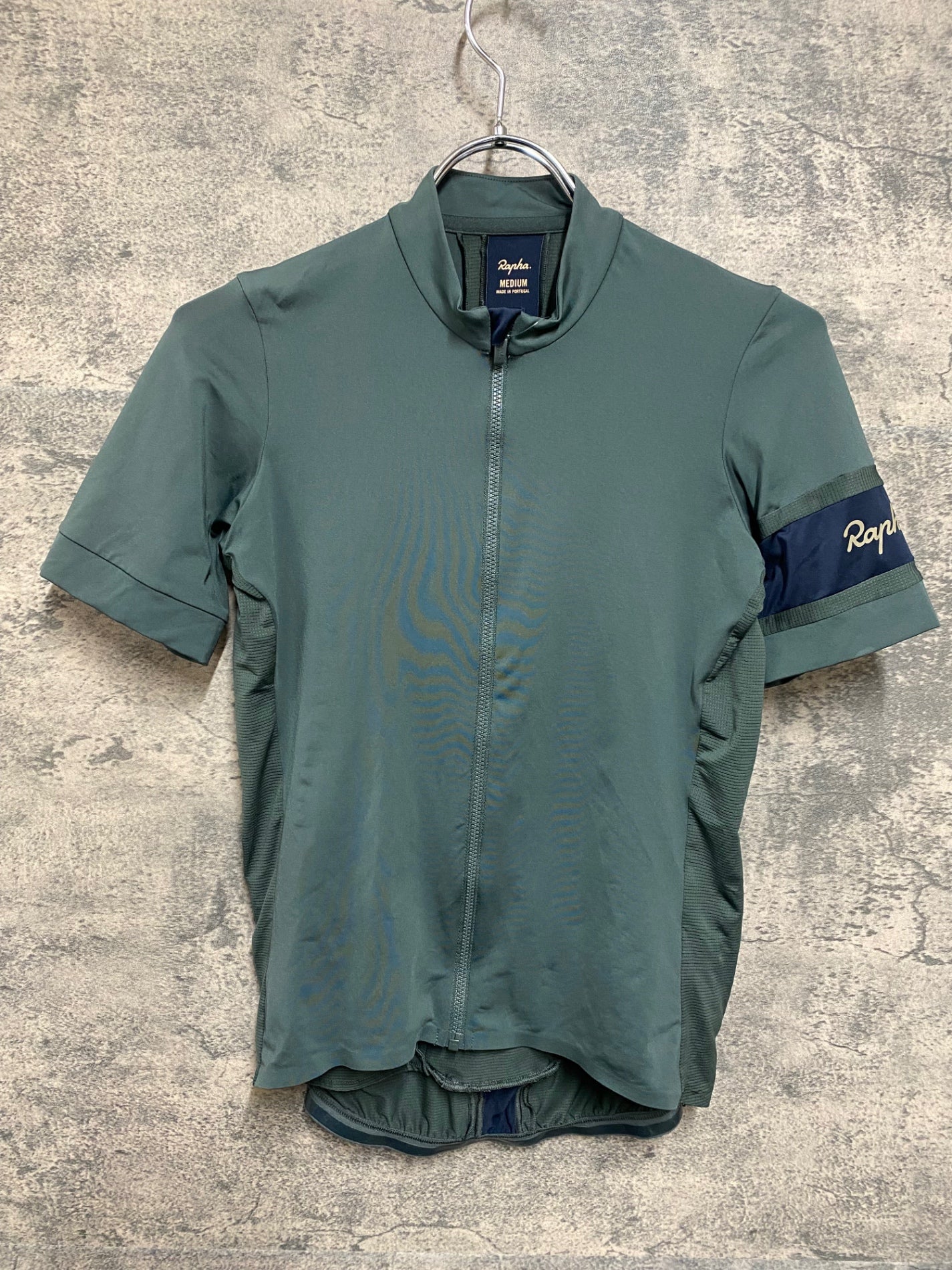 KP548 ラファ Rapha SOUPLESSE JERSEY ll 半袖 サイクルジャージ 緑 M