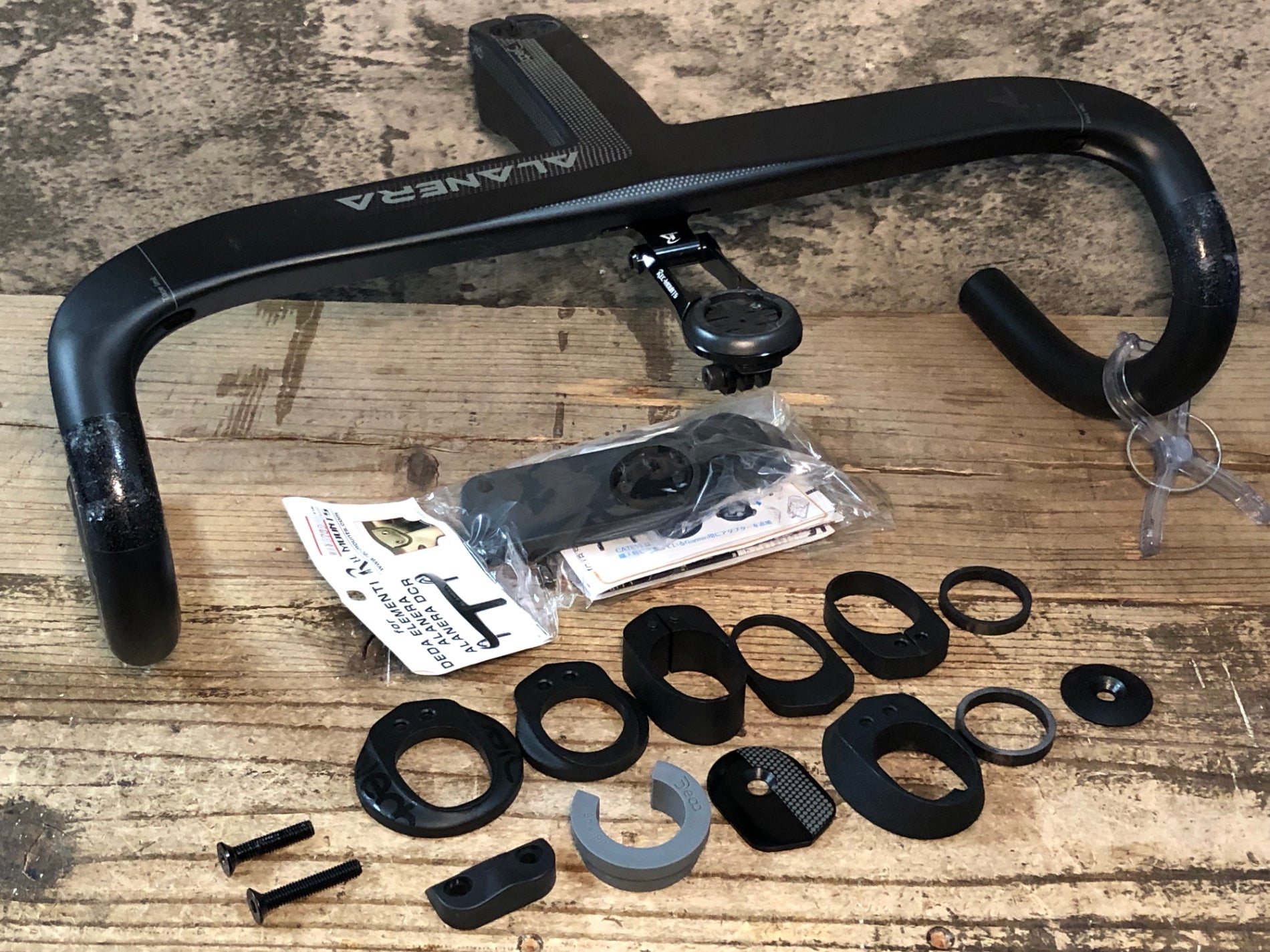 JW982 デダ DEDA アラネラ ALANERA 一体型ハンドル カーボン 120mm