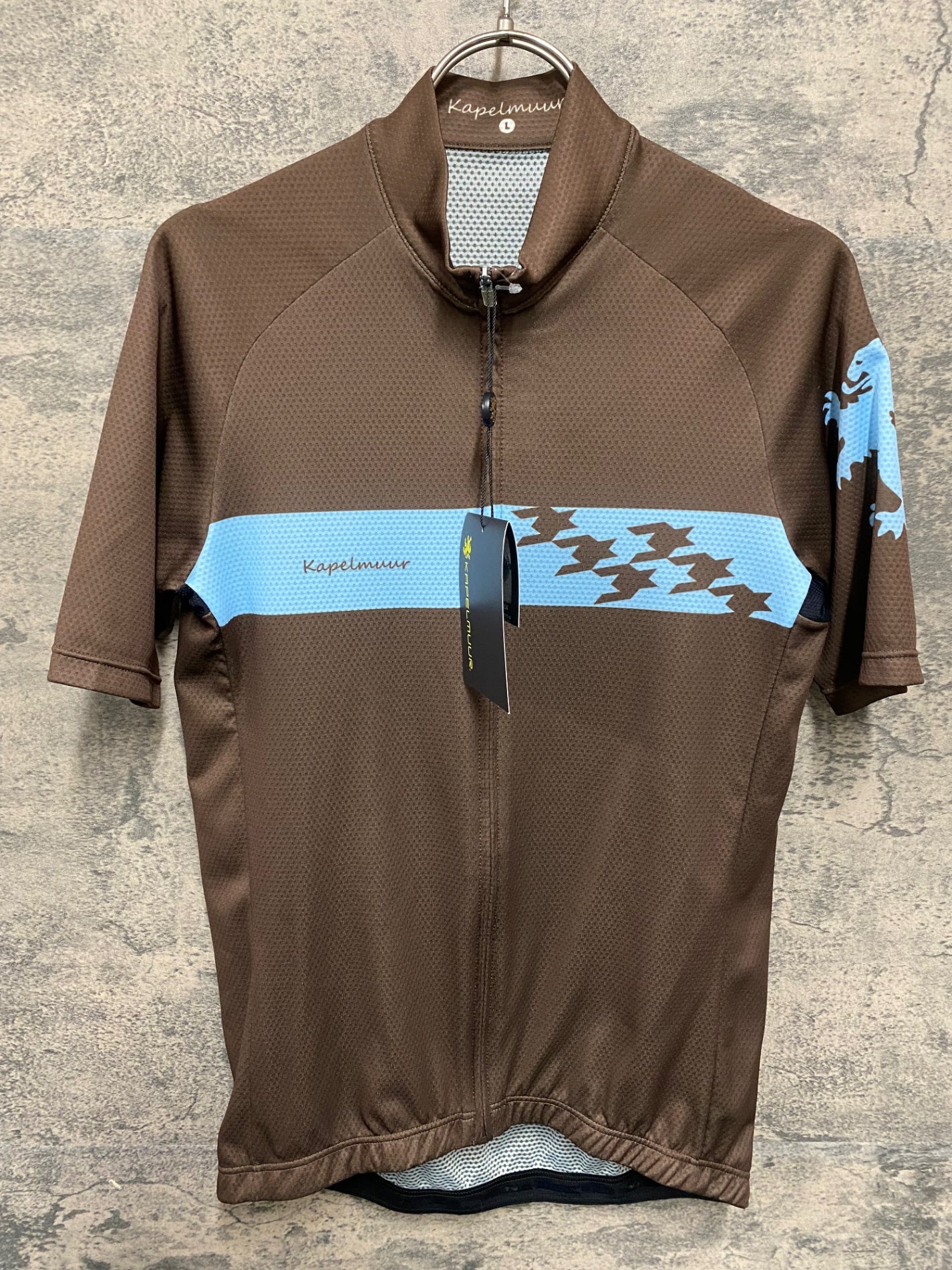 KB768 カペルミュール KAPELMUUR 半袖 サイクルジャージ ブラウン L