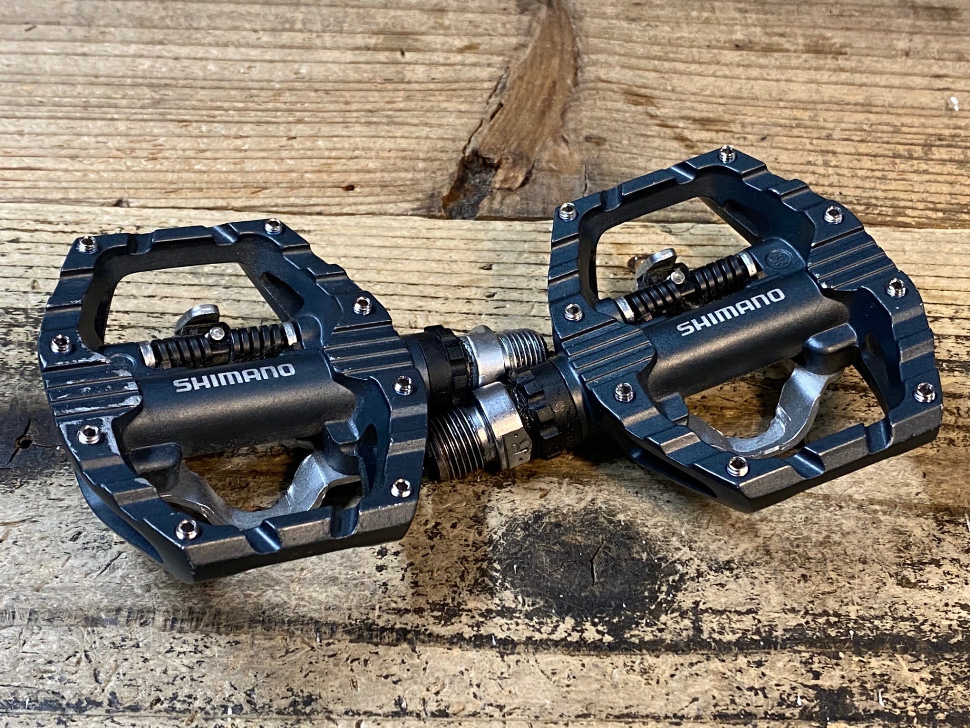 JN120 シマノ SHIMANO PD-EH500 ビンディングペダル 片面フラット SPD