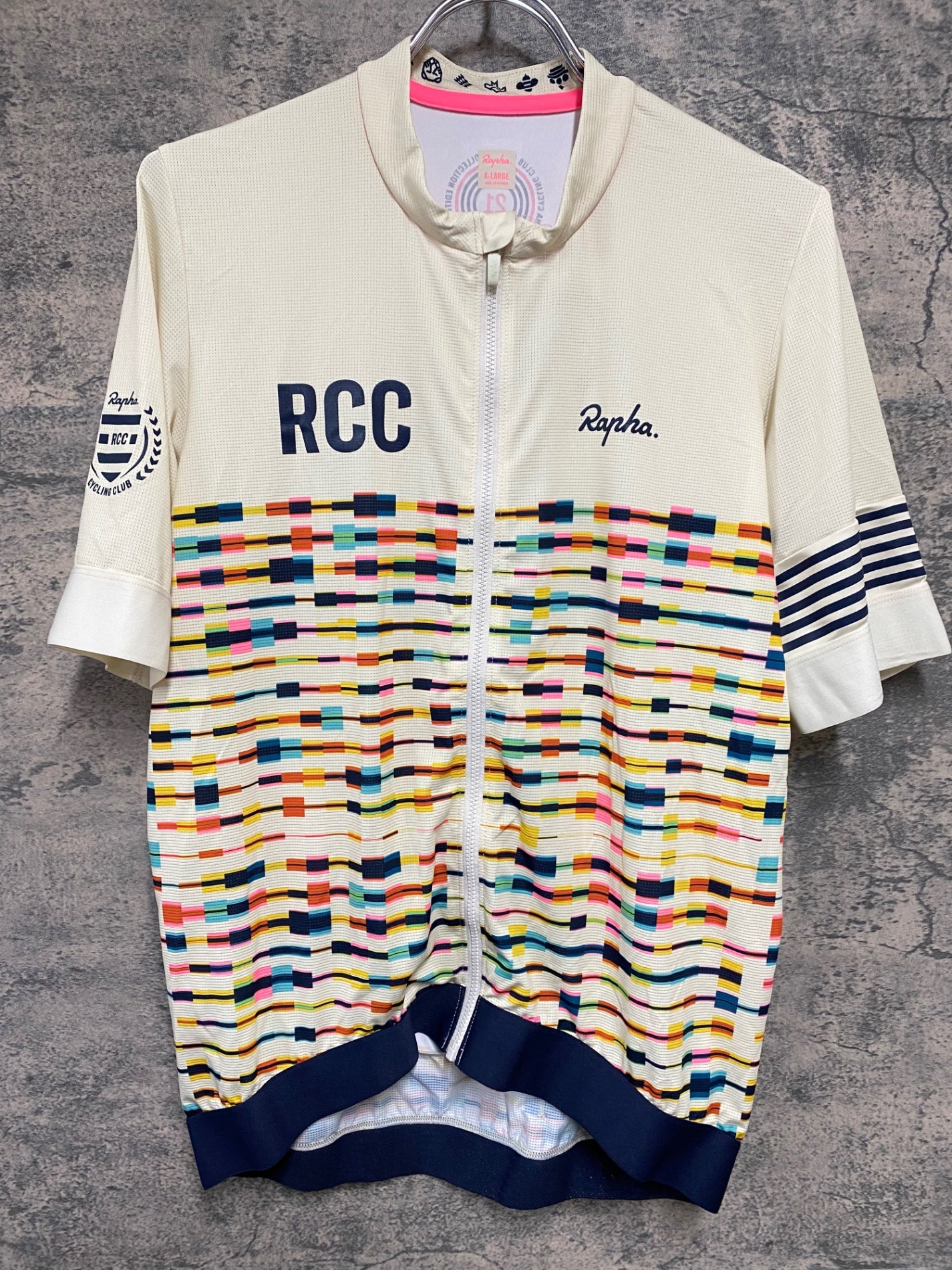 Raphaラファ RCC ショートスリーブジャージ Mサイズ KD250 ラファ Rapha RCC 2021 ANNUAL PT TRAINING JERSEY 半袖