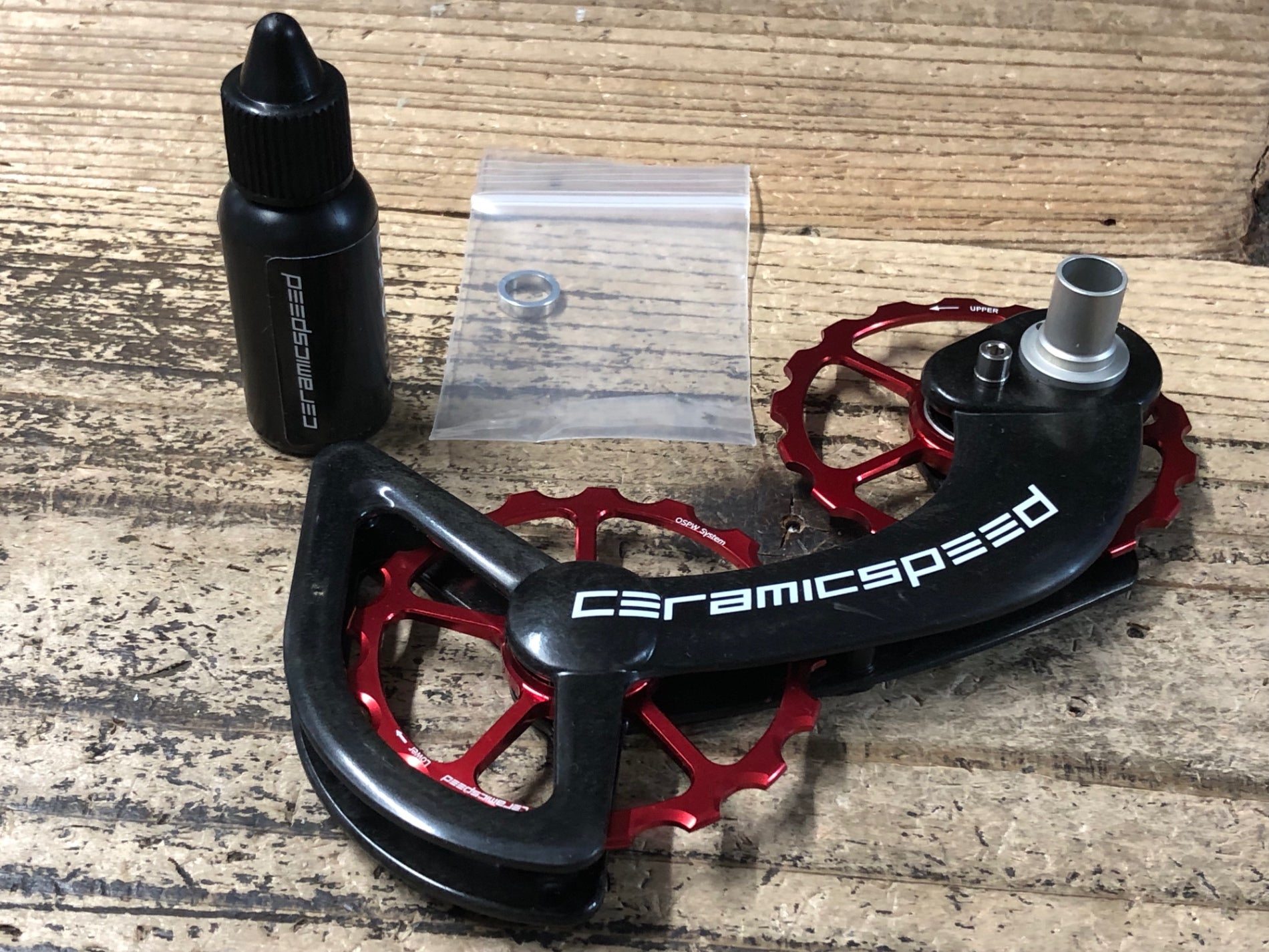 KC356 セラミックスピード ceramicspeed OSPW ビッグプーリー 赤