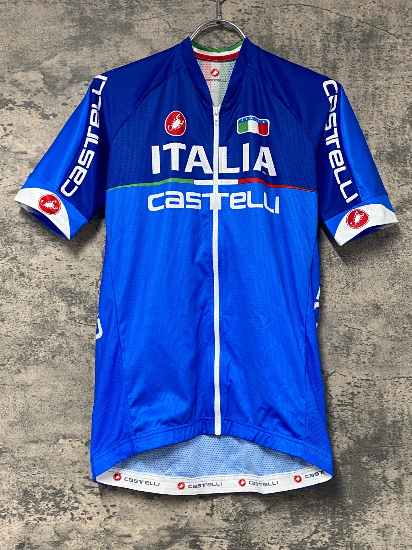 KJ759 カステリ CASTELLI 半袖 サイクルジャージ 青 L – BICI AMORE