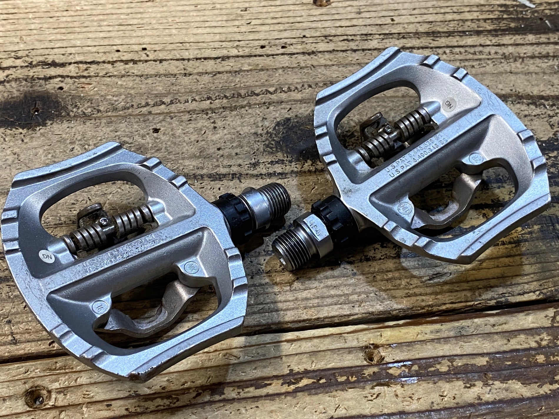 JZ349 シマノ SHIMANO PD-A530 ビンディングペダル 片面フラット SPD