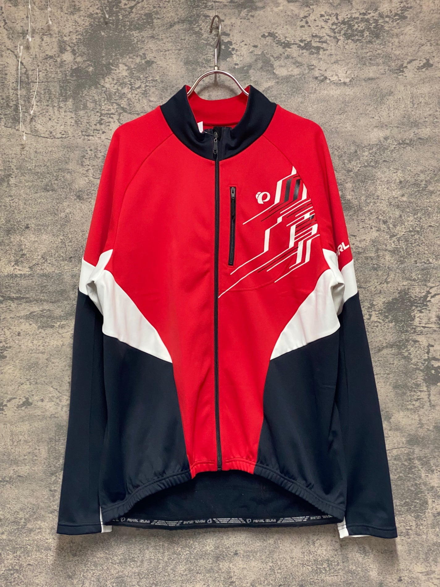 JT046 パールイズミ PEARL iZUMi 長袖サイクルジャケット 赤黒 BXL